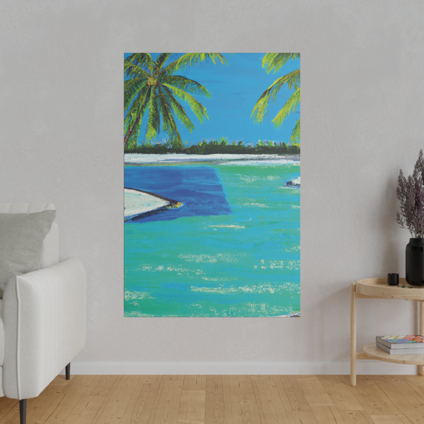 9761V - Bahamas Ocean Painting Print | Bahamas | Ocean | Beach | Poster | Home Decor | Wall Art | Canvas