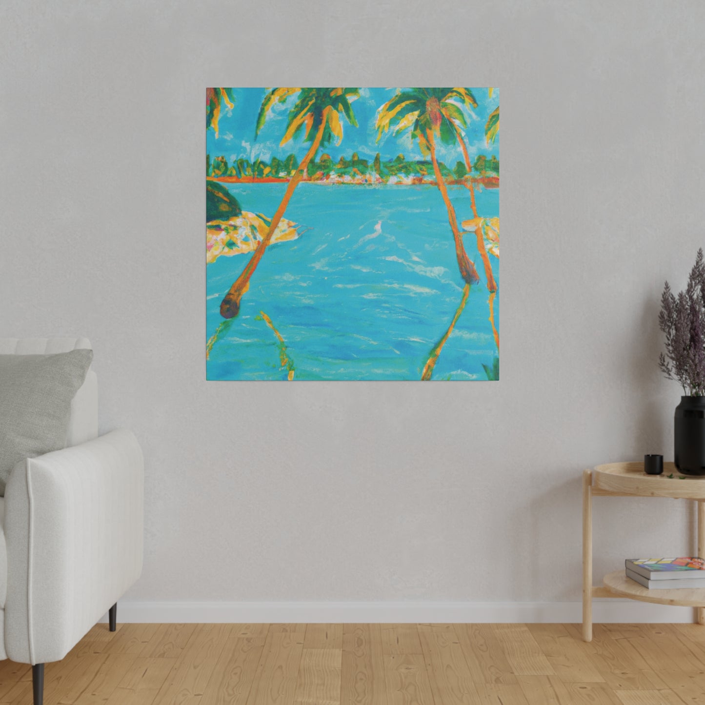 4338G - Bahamas Ocean Painting Print | Bahamas | Ocean | Beach | Poster | Home Decor | Wall Art | Canvas