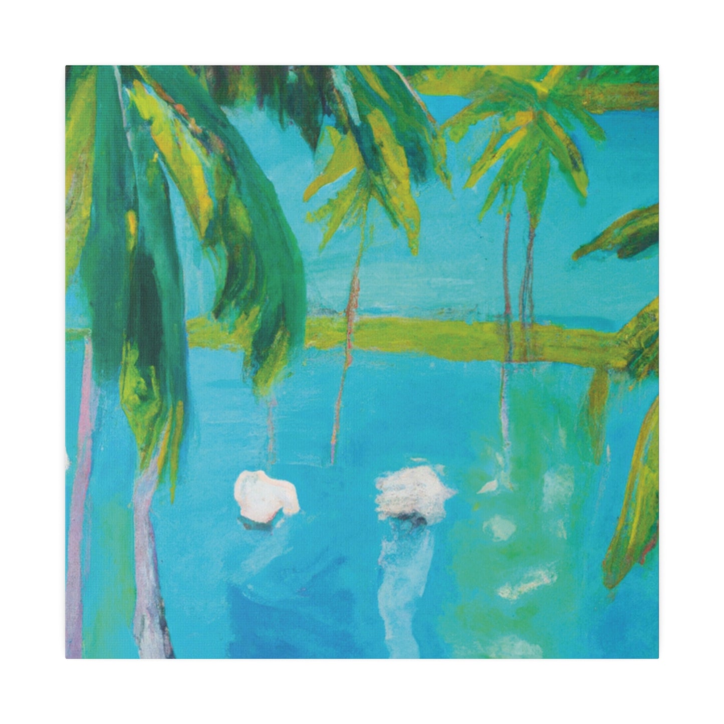 5643X - Bahamas Ocean Painting Print | Bahamas | Ocean | Beach | Poster | Home Decor | Wall Art | Canvas