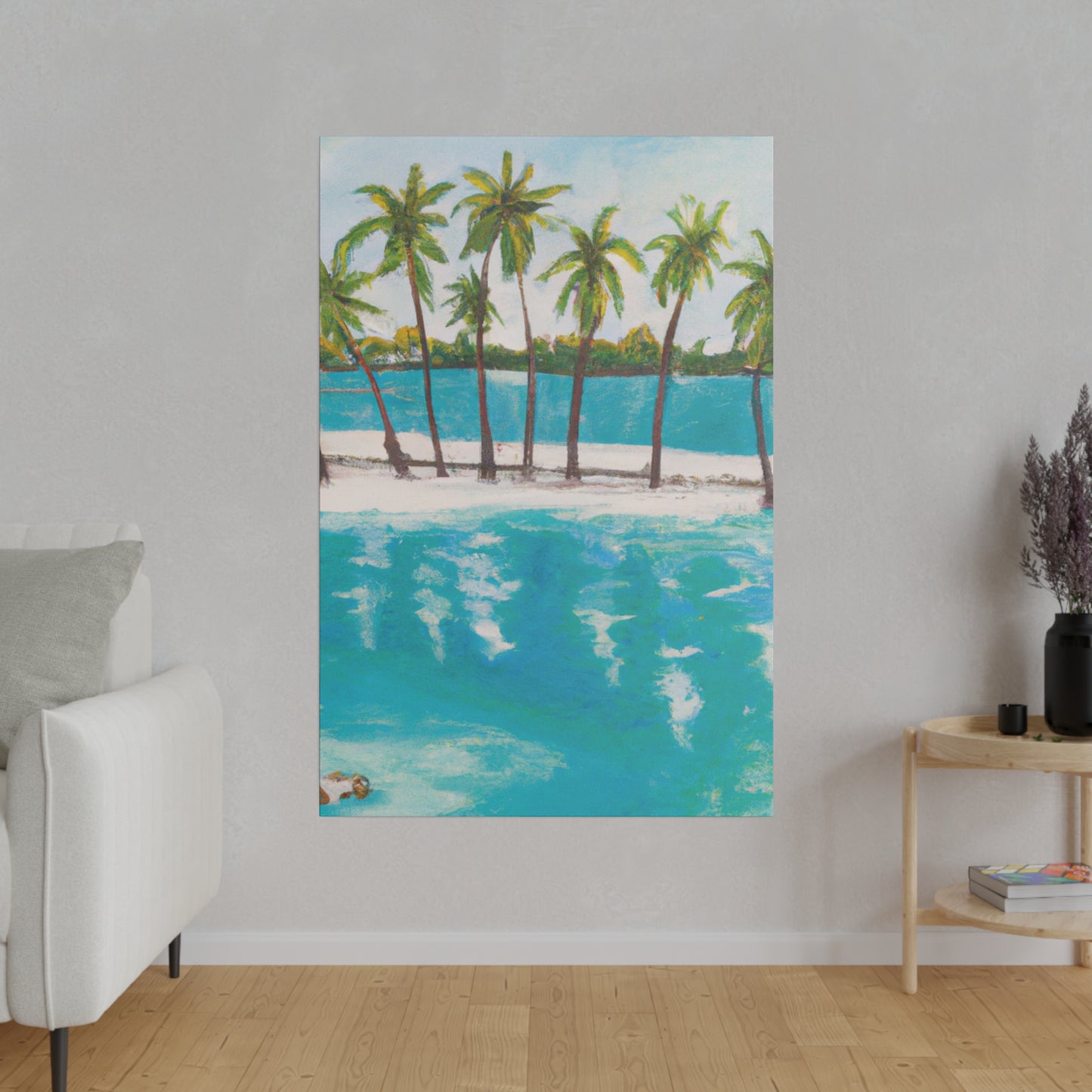 8045G - Bahamas Ocean Painting Print | Bahamas | Ocean | Beach | Poster | Home Decor | Wall Art | Canvas