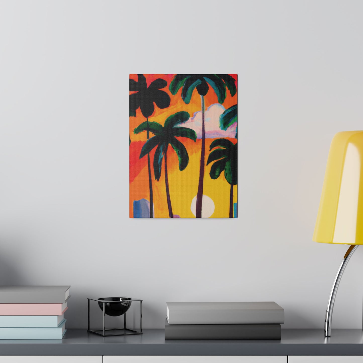 4327O - Miami Beach Sunset Painting Print | Miami | Beach | Sunset | Poster | Home Decor | Wall Art | Canvas