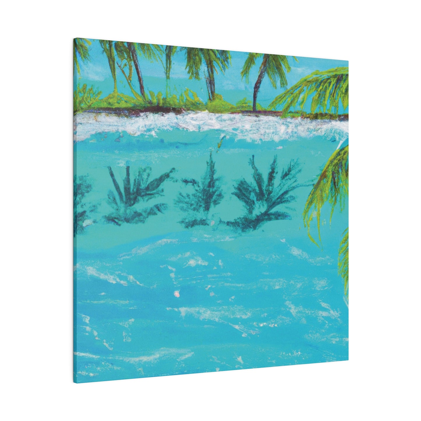 8321K - Bahamas Ocean Painting Print | Bahamas | Ocean | Beach | Poster | Home Decor | Wall Art | Canvas