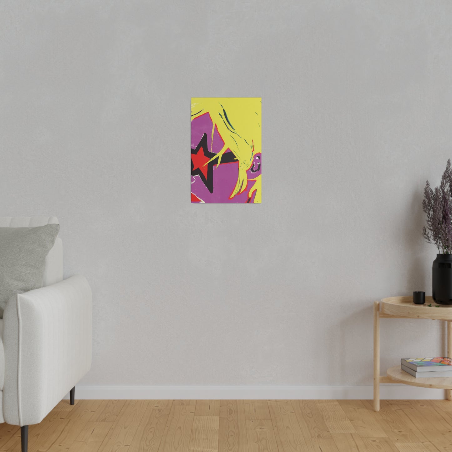 938K - Rockstar Painting Print | Face | Abstract | Poster | Home Decor | Wall Art | Music Art | Canvas