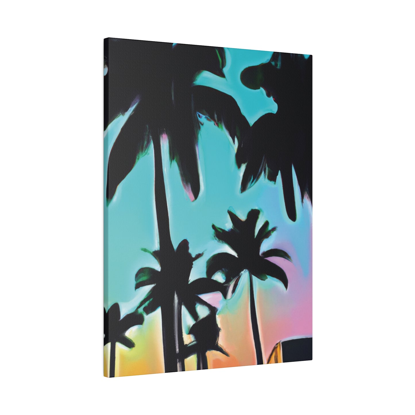 5491X - Miami Beach Sunset Painting Print | Miami | Beach | Sunset | Poster | Home Decor | Wall Art | Canvas