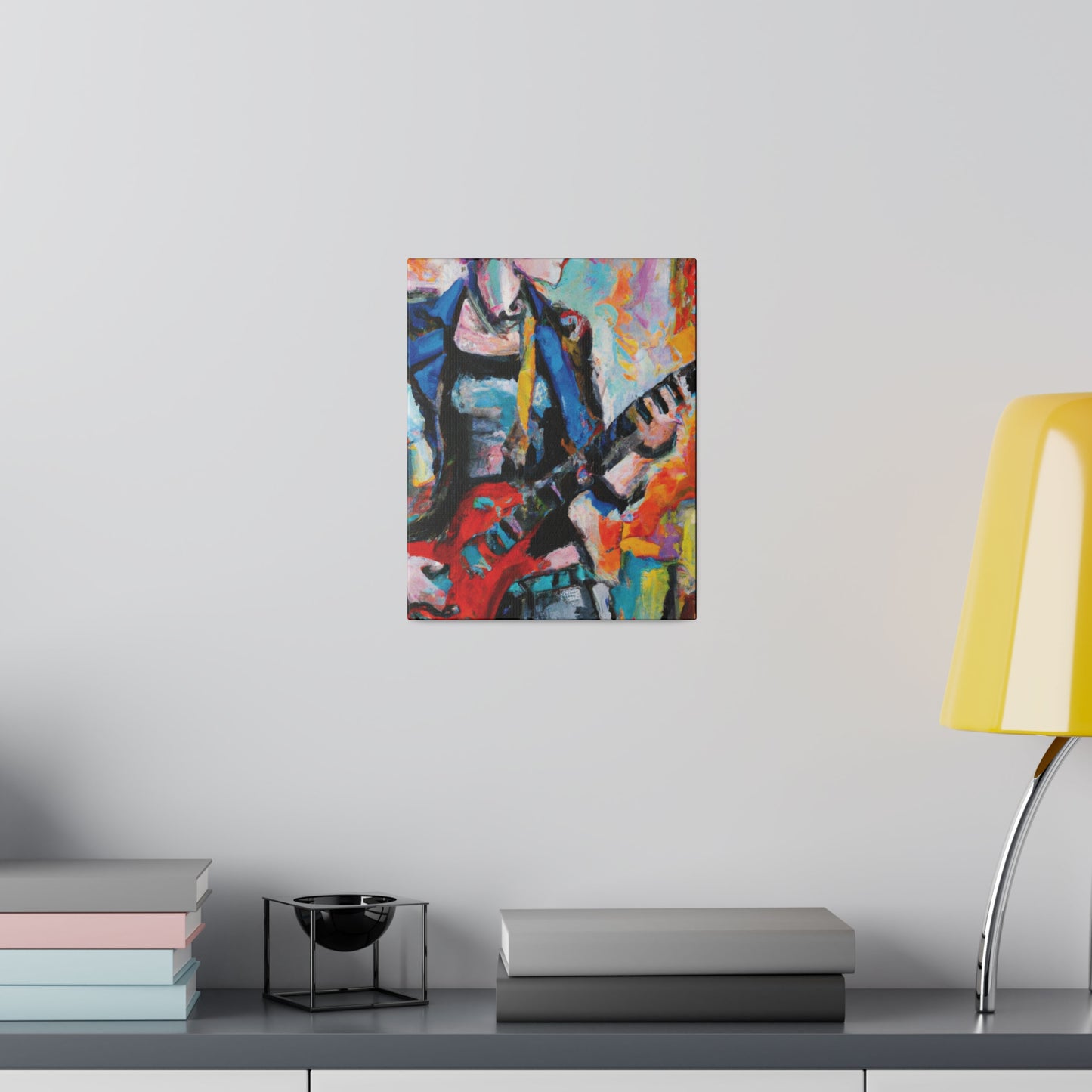 3278V - Rockstar Oil Painting Style Print | Poster | Home Decor | Wall Art | Music Art | Canvas