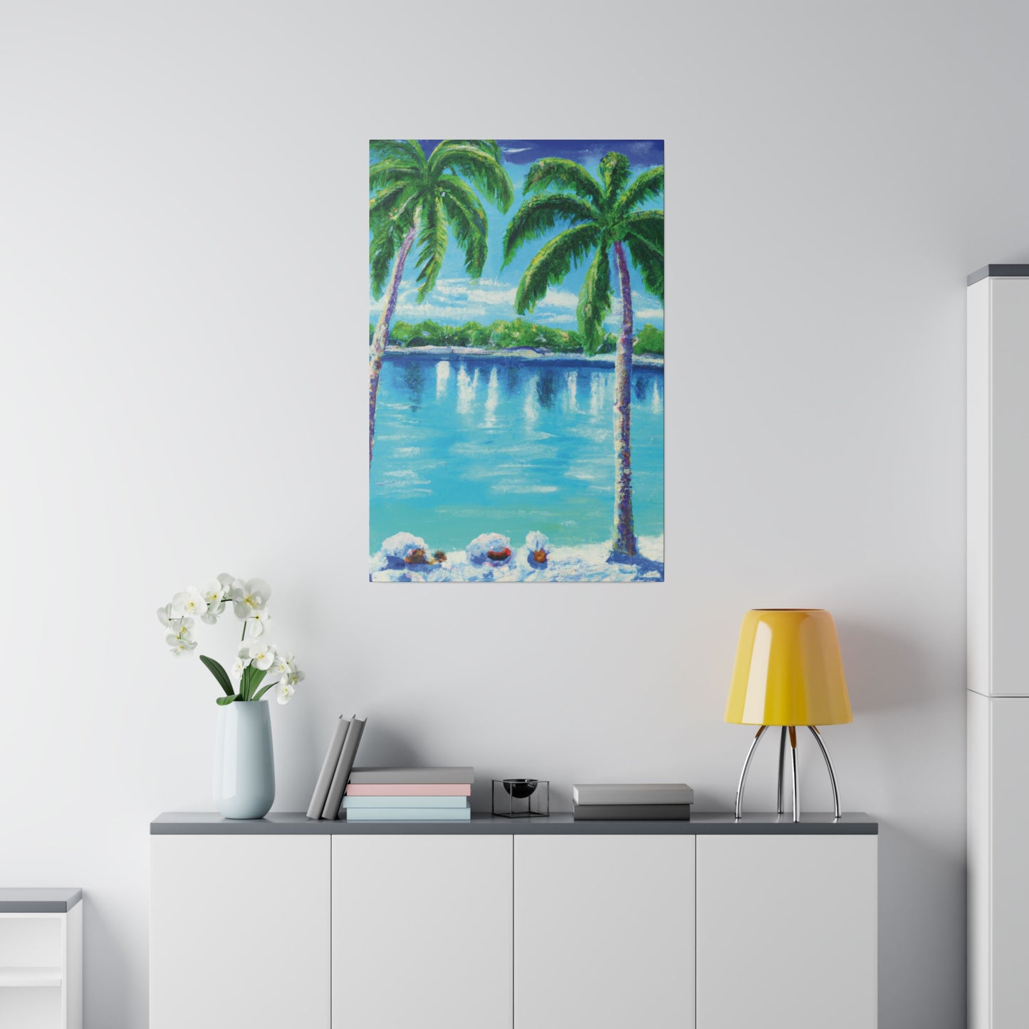 4482N - Bahamas Ocean Painting Print | Bahamas | Ocean | Beach | Poster | Home Decor | Wall Art | Canvas