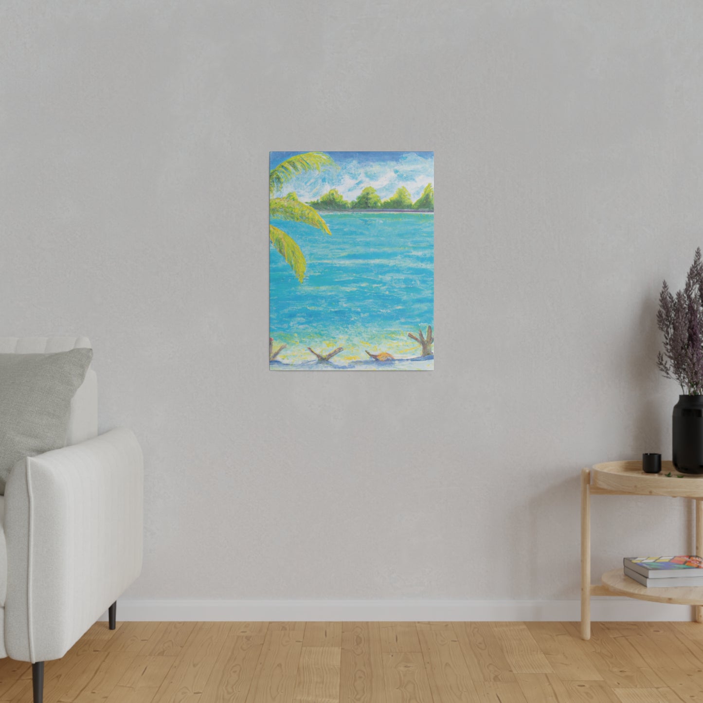 3007D - Bahamas Ocean Painting Print | Bahamas | Ocean | Beach | Poster | Home Decor | Wall Art | Canvas