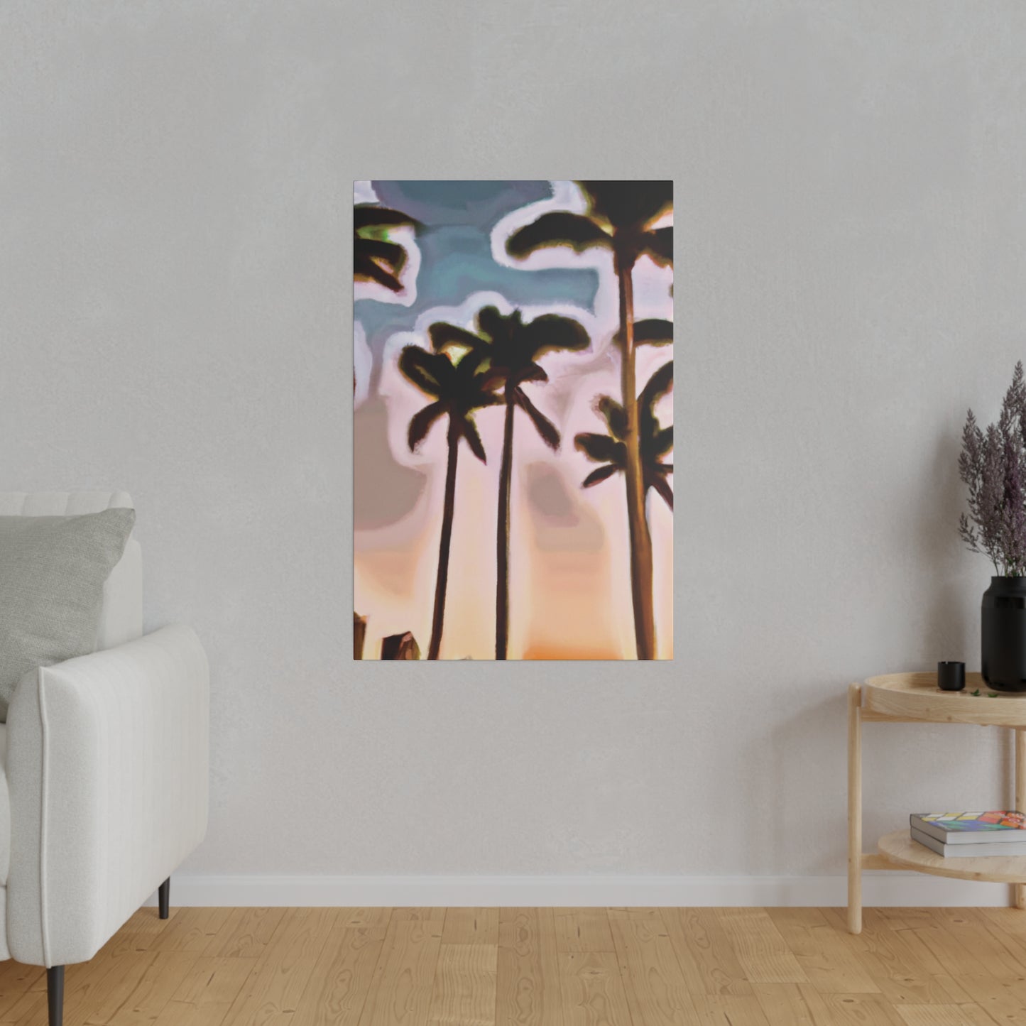 4828Q - Miami Beach Sunset Painting Print | Miami | Beach | Sunset | Poster | Home Decor | Wall Art | Canvas