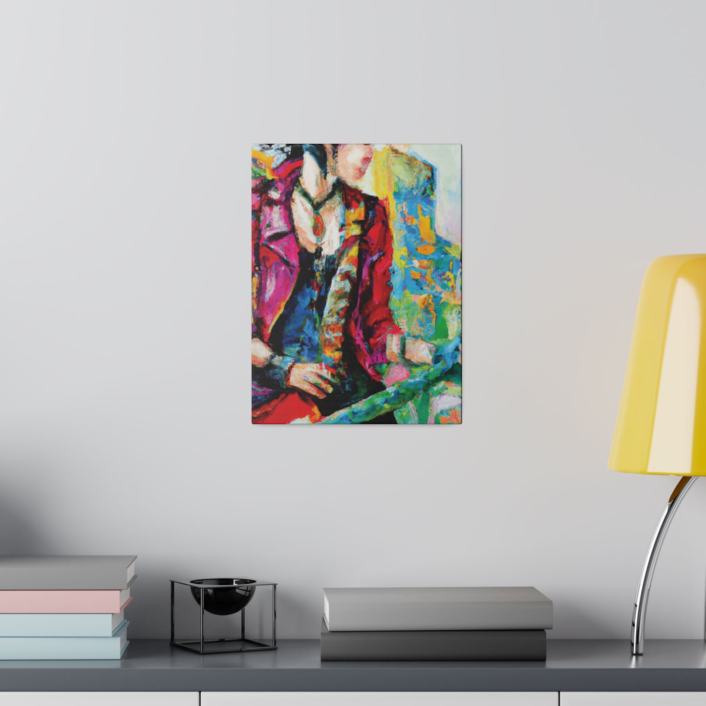 7234K - Rockstar Oil Painting Style Print | Poster | Home Decor | Wall Art | Music Art | Canvas