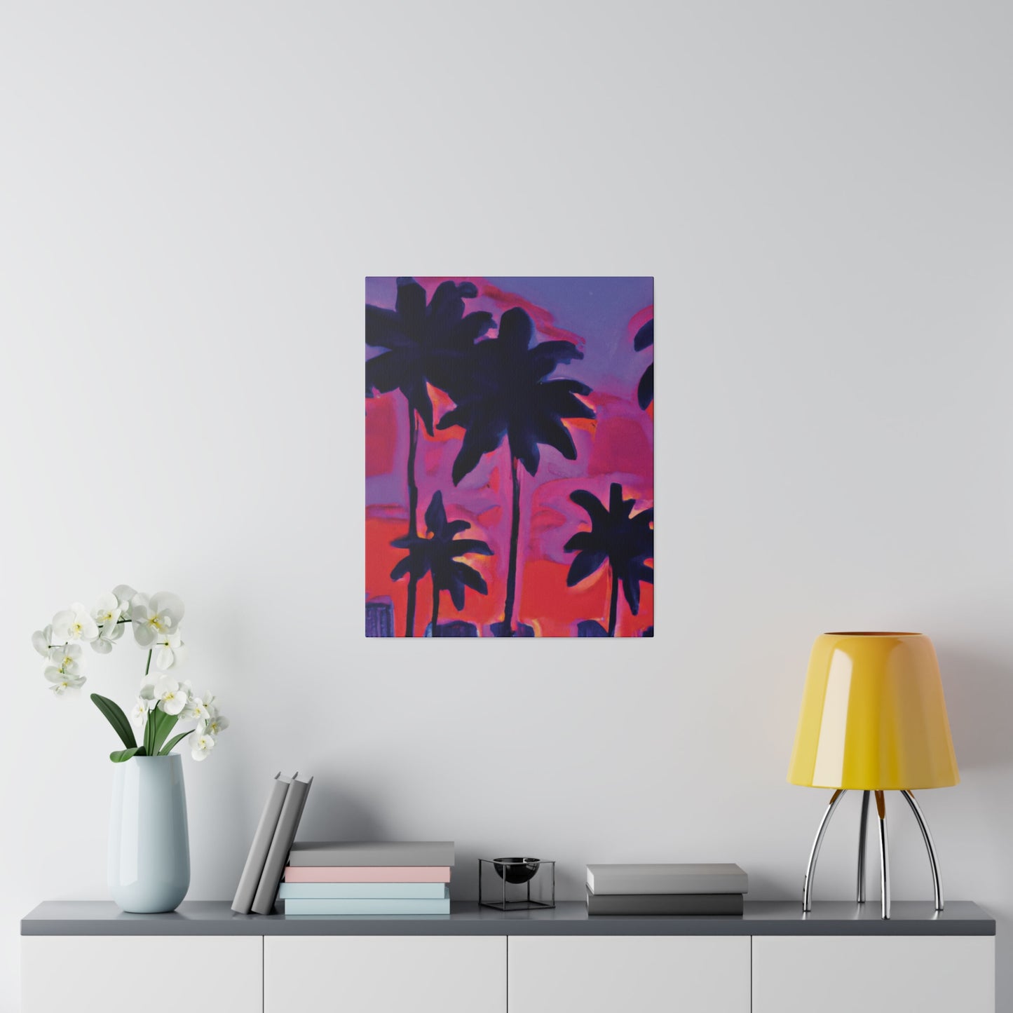 641R - Miami Beach Sunset Painting Print | Miami | Beach | Sunset | Poster | Home Decor | Wall Art | Canvas