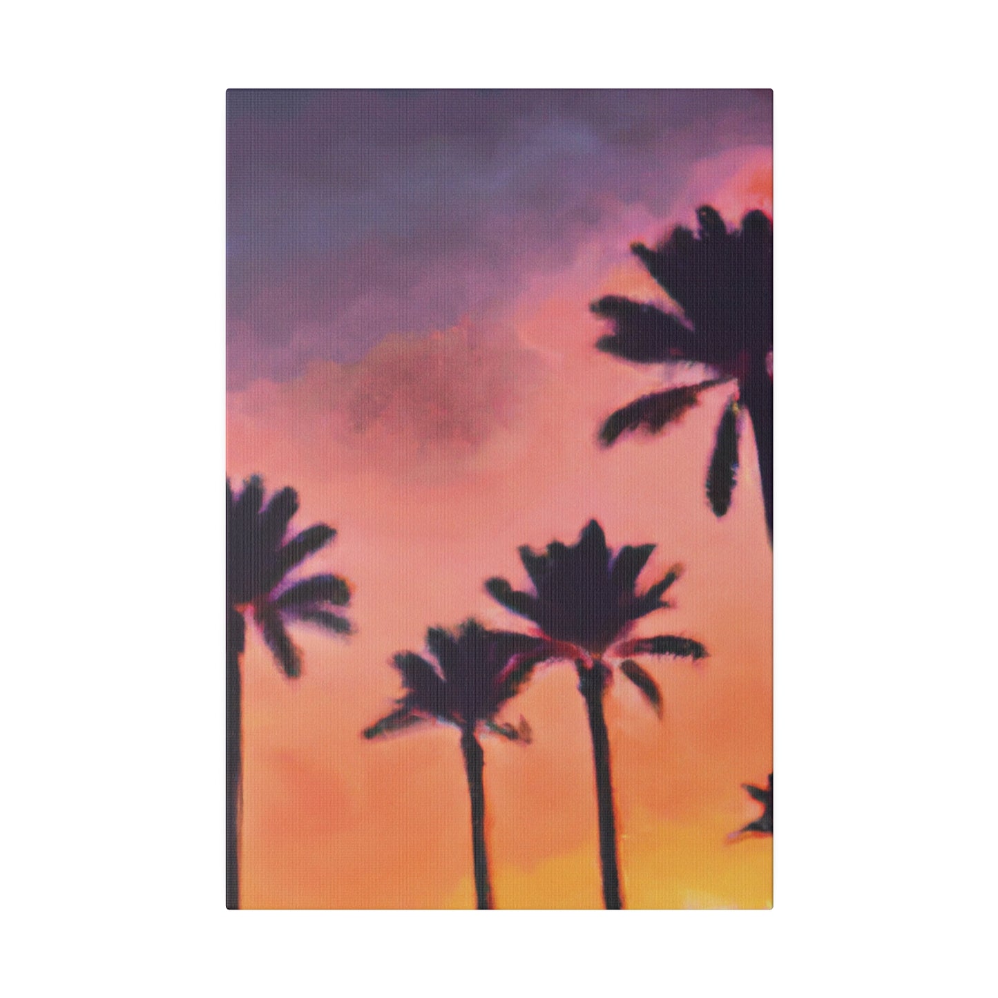 9389U - Miami Beach Sunset Painting Print | Miami | Beach | Sunset | Poster | Home Decor | Wall Art | Canvas