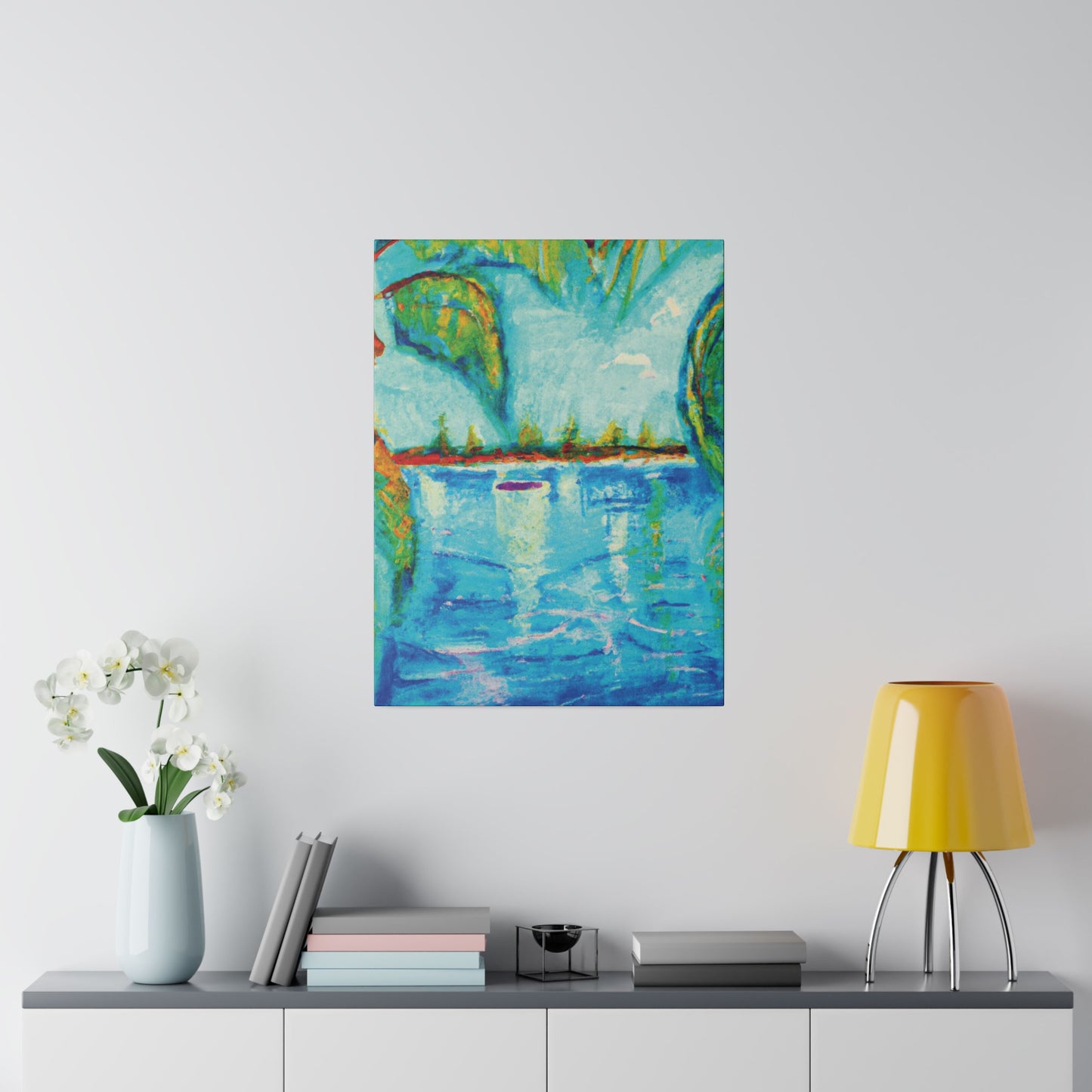 2064E - Bahamas Ocean Painting Print | Bahamas | Ocean | Beach | Poster | Home Decor | Wall Art | Canvas