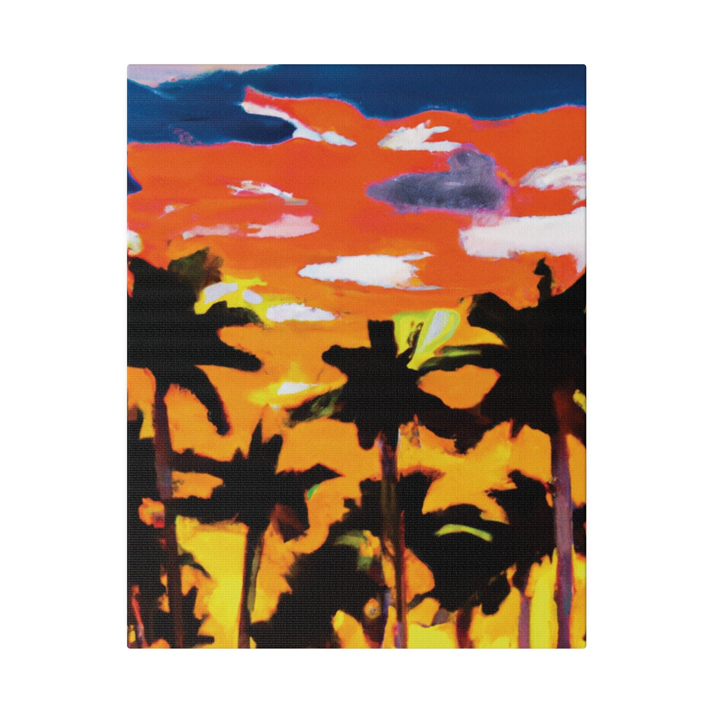 8206A - Miami Beach Sunset Painting Print | Miami | Beach | Sunset | Poster | Home Decor | Wall Art | Canvas