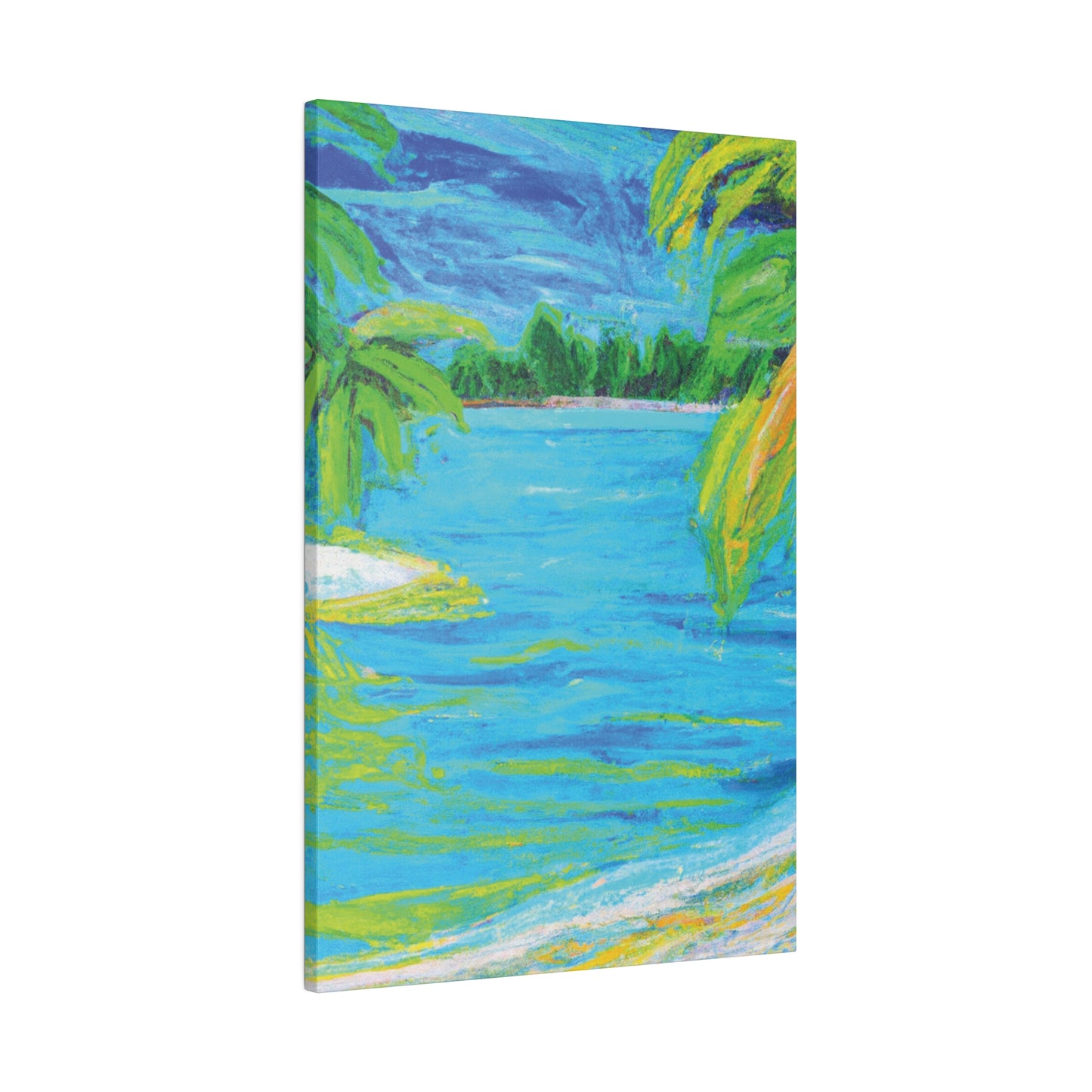 9709k - Bahamas Ocean Painting Print | Bahamas | Ocean | Beach | Poster | Home Decor | Wall Art | Canvas