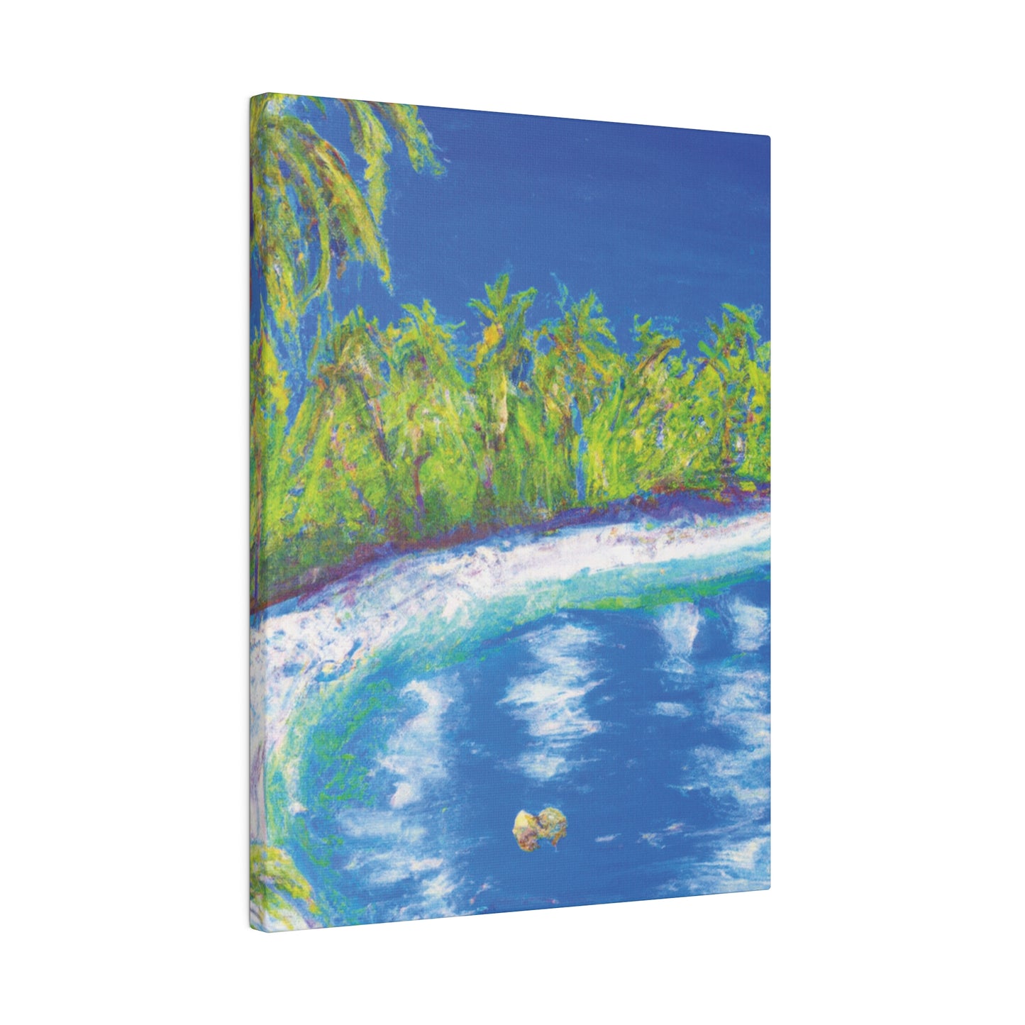 3798C - Bahamas Ocean Painting Print | Bahamas | Ocean | Beach | Poster | Home Decor | Wall Art | Canvas