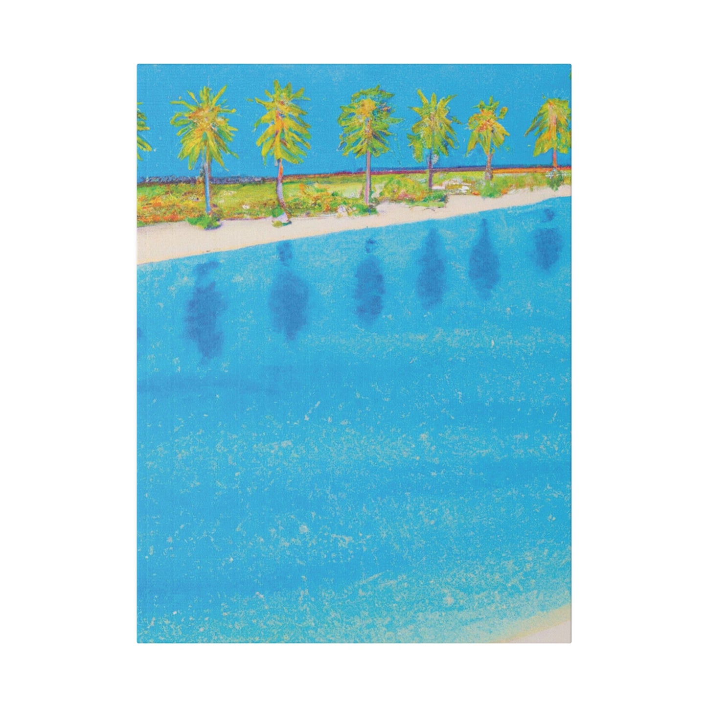 3877G - Bahamas Ocean Painting Print | Bahamas | Ocean | Beach | Poster | Home Decor | Wall Art | Canvas