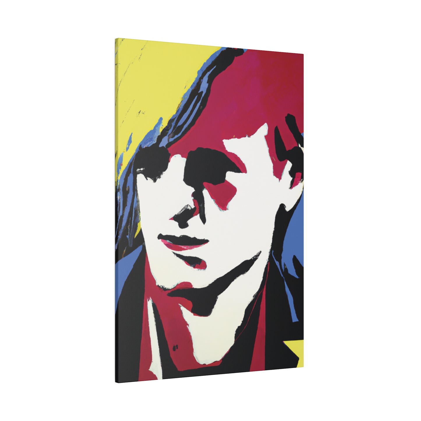 8246E - Rockstar Painting Print | Face | Abstract | Poster | Home Decor | Wall Art | Music Art | Canvas