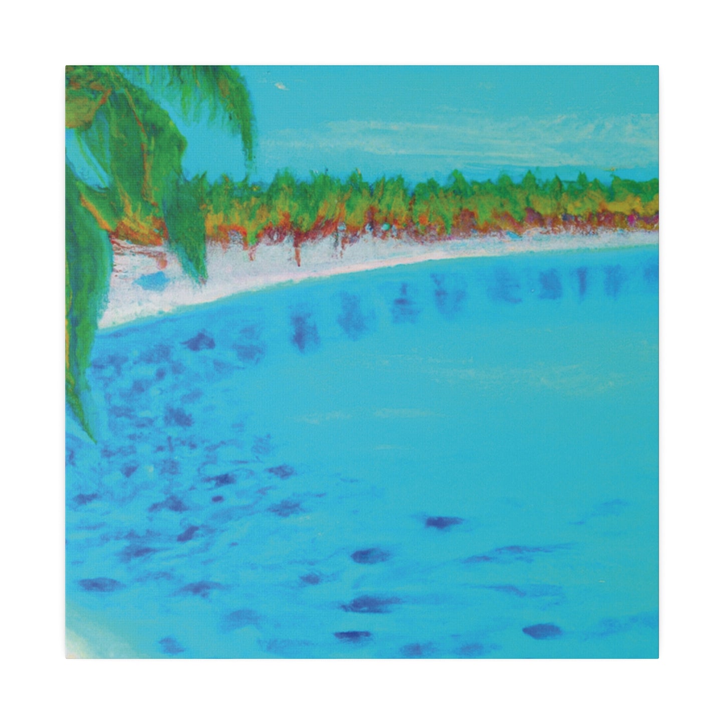 9677R - Bahamas Ocean Painting Print | Bahamas | Ocean | Beach | Poster | Home Decor | Wall Art | Canvas