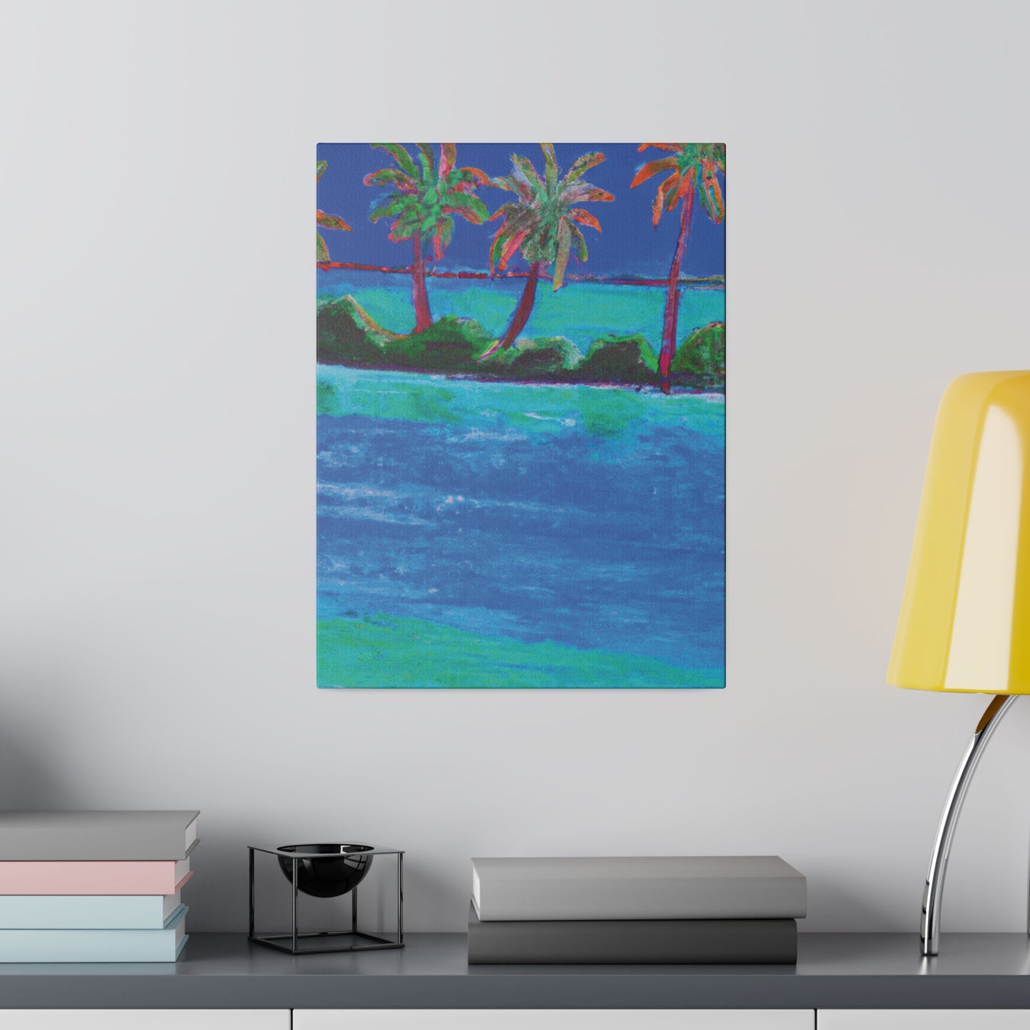 7454G - Bahamas Ocean Painting Print | Bahamas | Ocean | Beach | Poster | Home Decor | Wall Art | Canvas