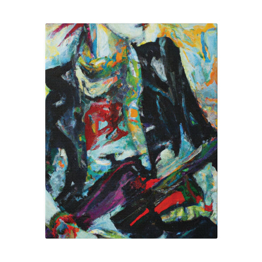 8915H - Rockstar Oil Painting Style Print | Poster | Home Decor | Wall Art | Music Art | Canvas