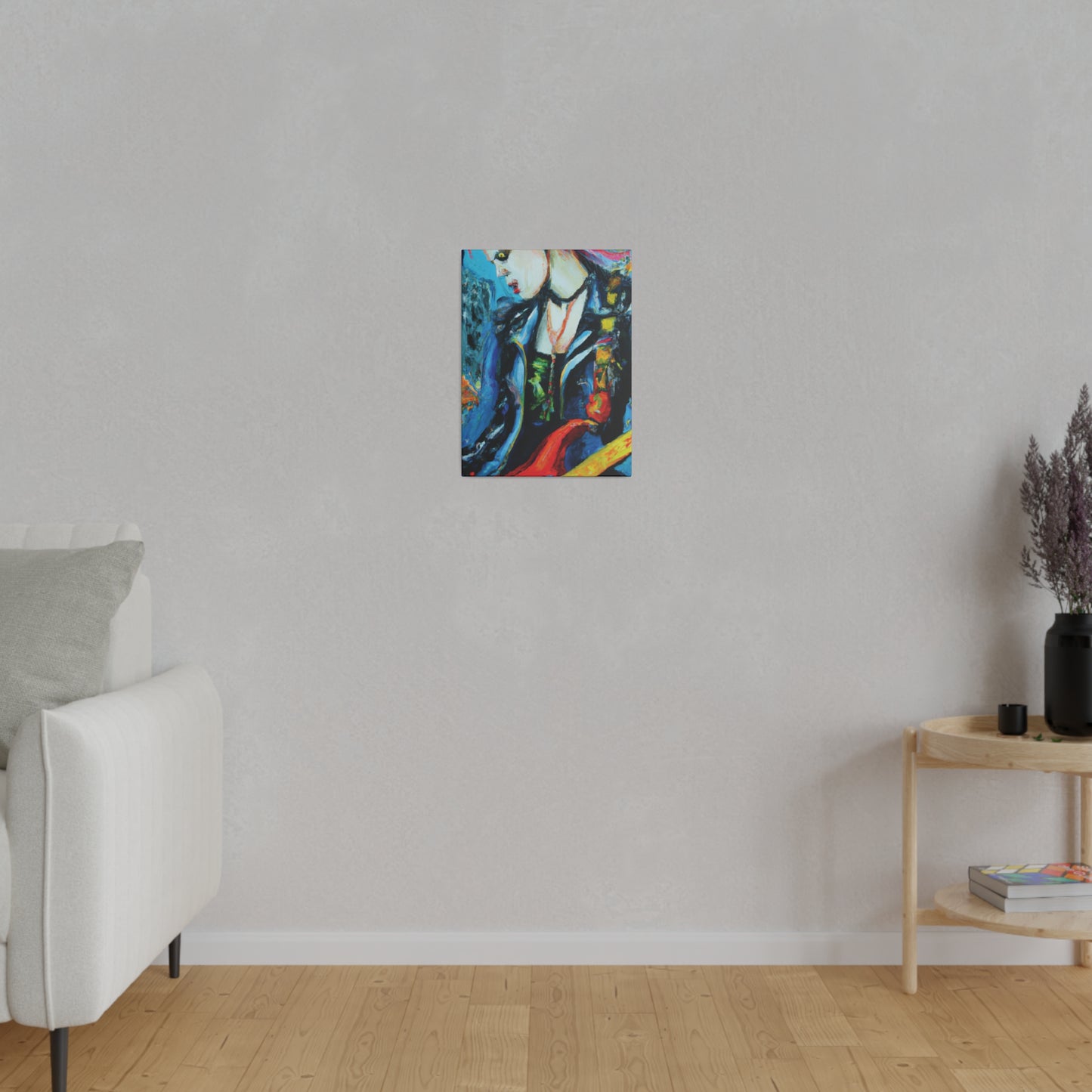 8900A - Rockstar Oil Painting Style Print | Poster | Home Decor | Wall Art | Music Art | Canvas