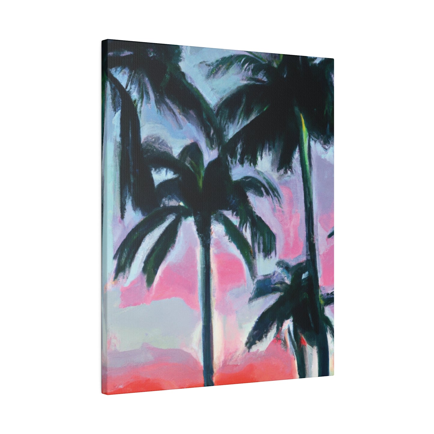 7629F - Miami Beach Sunset Painting Print | Miami | Beach | Sunset | Poster | Home Decor | Wall Art | Canvas