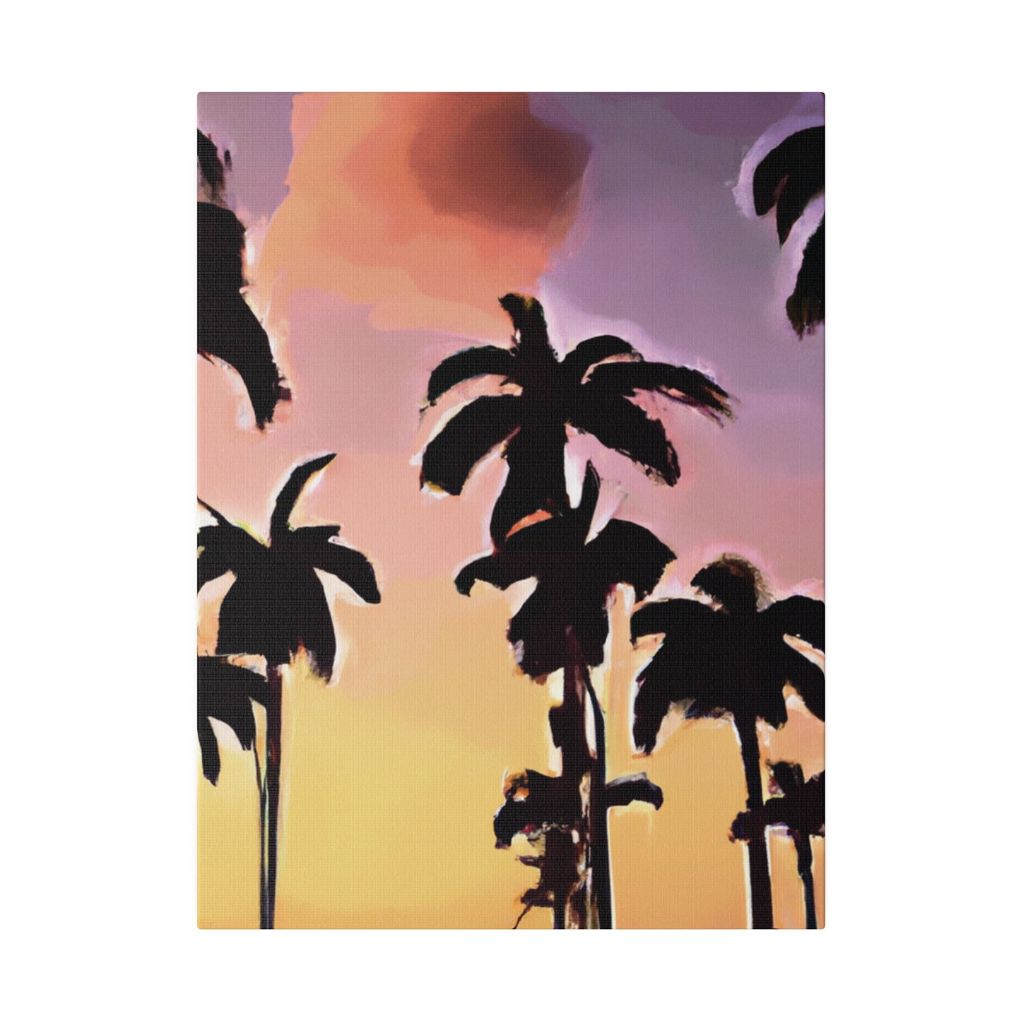 7792Z - Miami Beach Sunset Painting Print | Miami | Beach | Sunset | Poster | Home Decor | Wall Art | Canvas