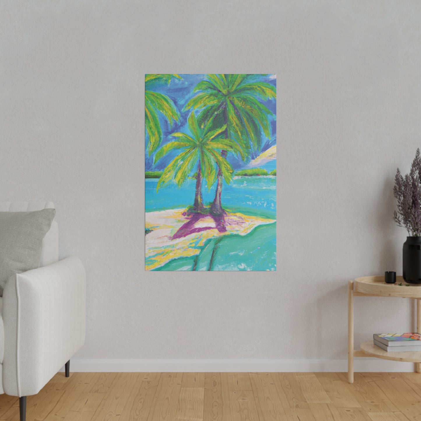 6632P - Bahamas Ocean Painting Print | Bahamas | Ocean | Beach | Poster | Home Decor | Wall Art | Canvas