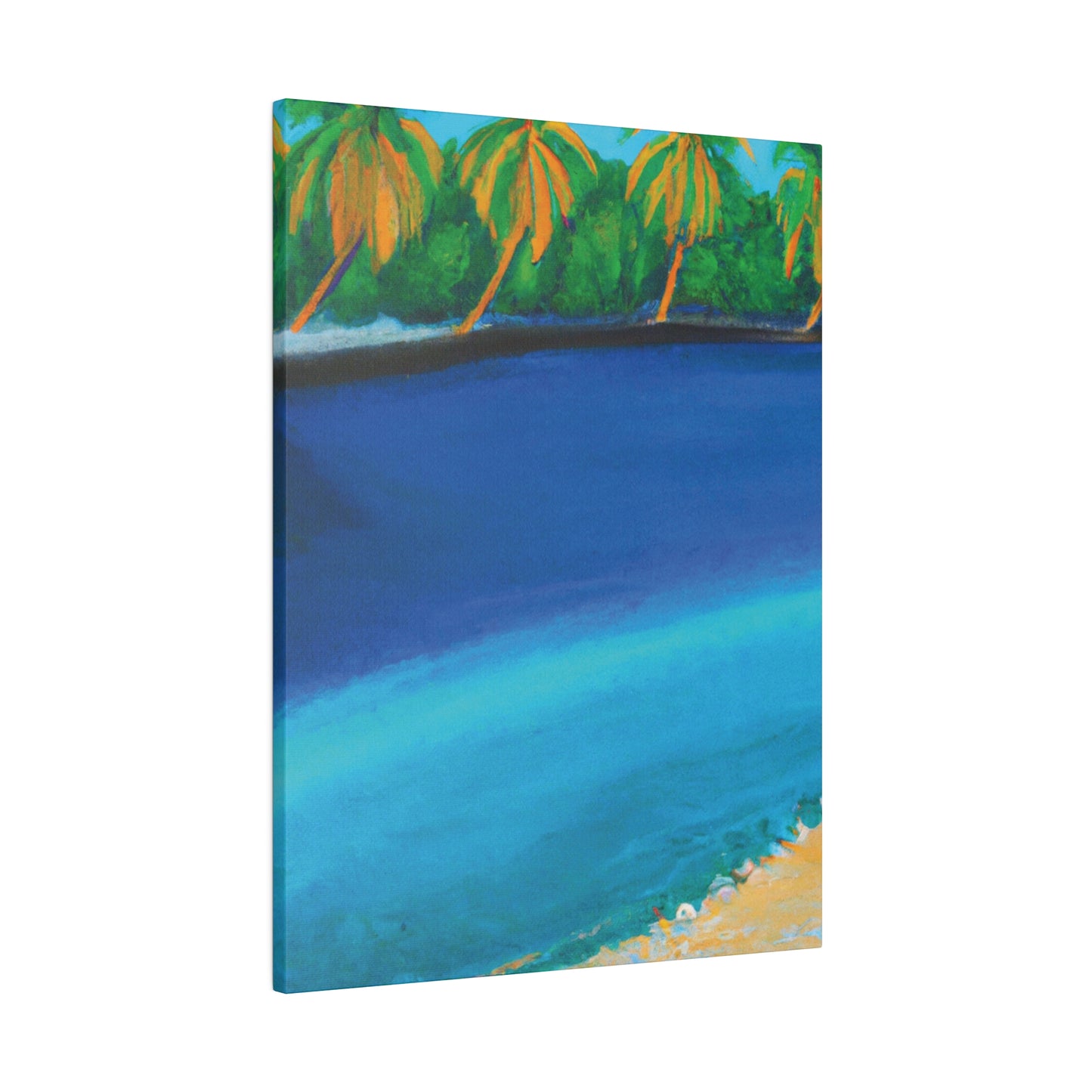 4195T - Bahamas Ocean Painting Print | Bahamas | Ocean | Beach | Poster | Home Decor | Wall Art | Canvas