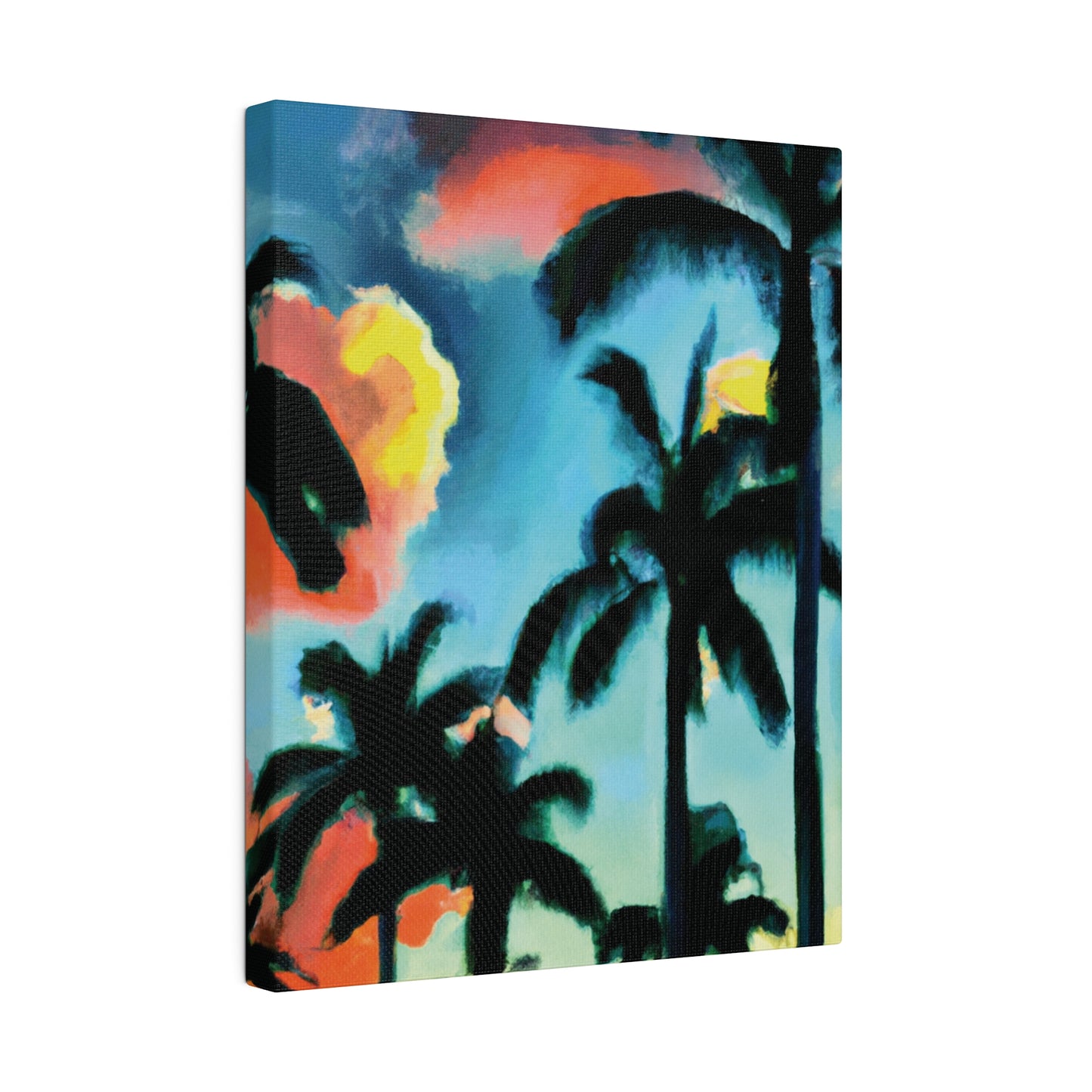8724W - Miami Beach Sunset Painting Print | Miami | Beach | Sunset | Poster | Home Decor | Wall Art | Canvas
