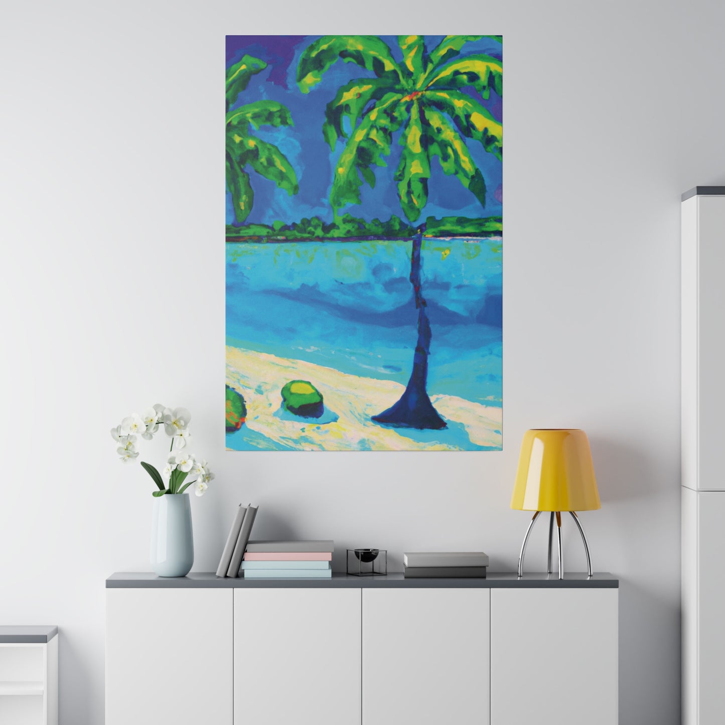 7381V - Bahamas Ocean Painting Print | Bahamas | Ocean | Beach | Poster | Home Decor | Wall Art | Canvas