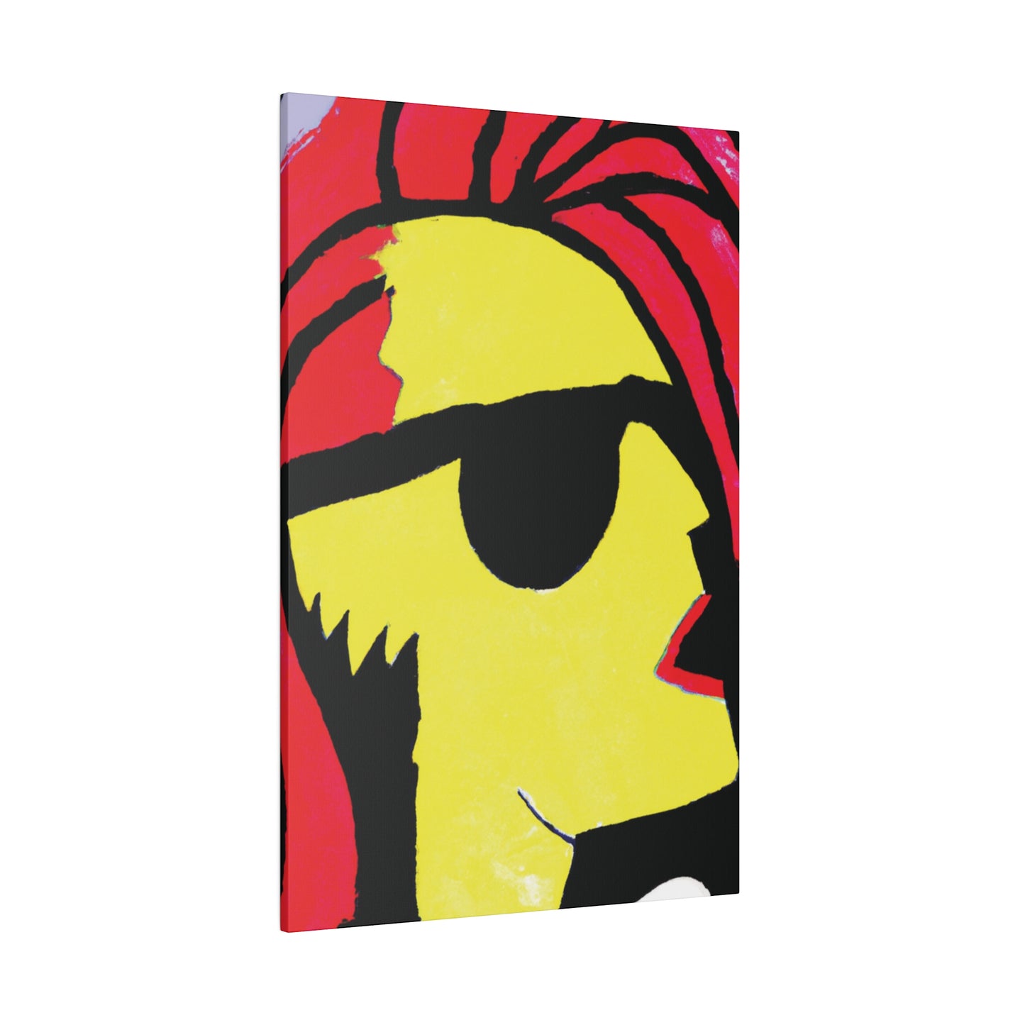9456P - Rockstar Painting Print | Face | Abstract | Poster | Home Decor | Wall Art | Music Art | Canvas