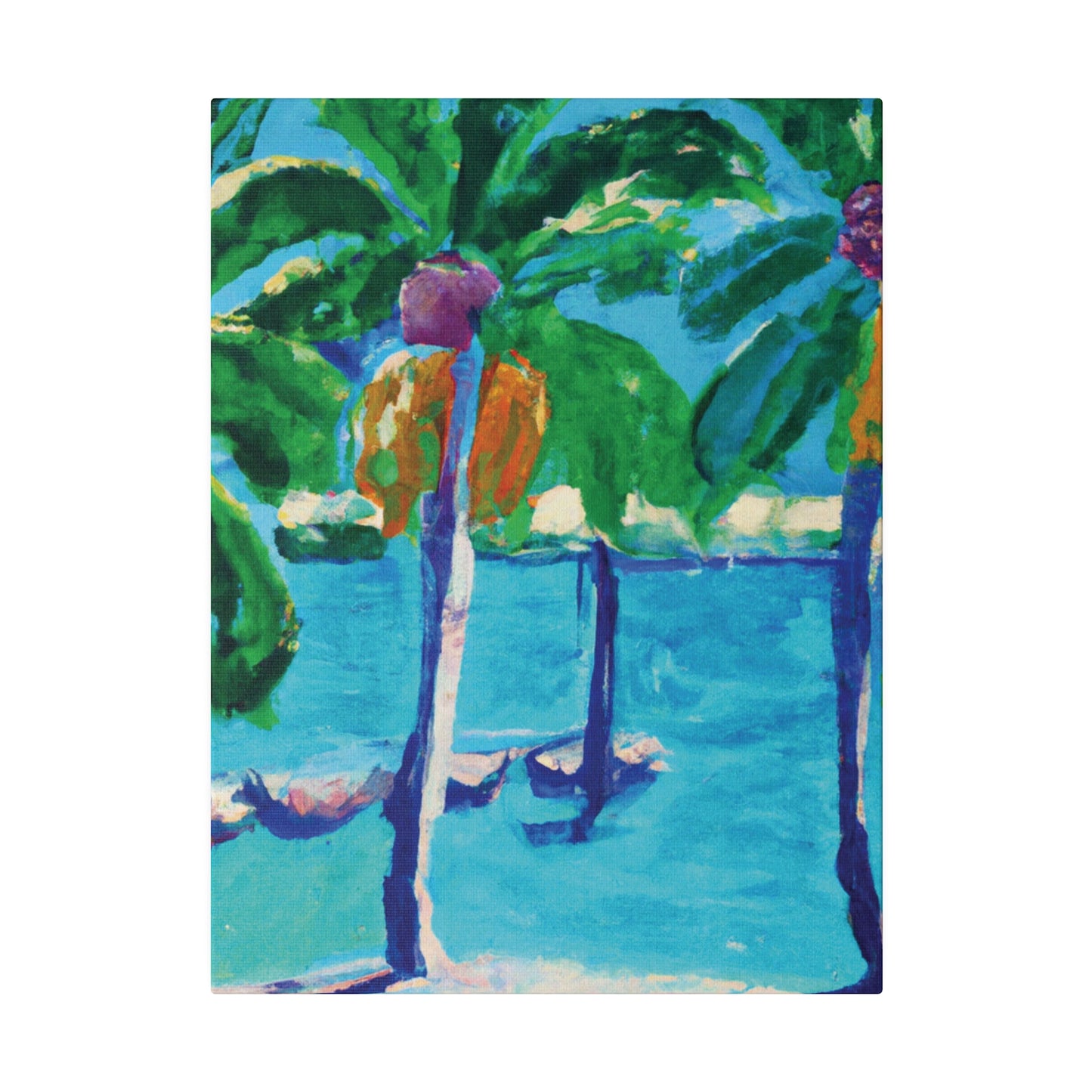 2944U - Bahamas Ocean Painting Print | Bahamas | Ocean | Beach | Poster | Home Decor | Wall Art | Canvas