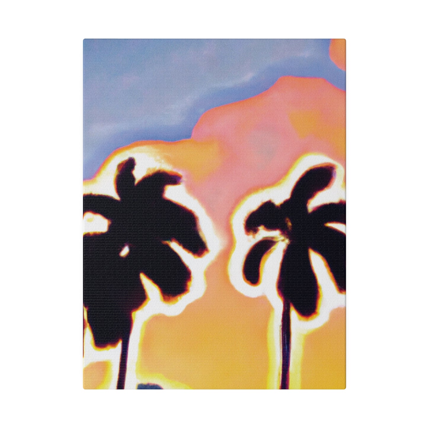 2766U - Miami Beach Sunset Painting Print | Miami | Beach | Sunset | Poster | Home Decor | Wall Art | Canvas