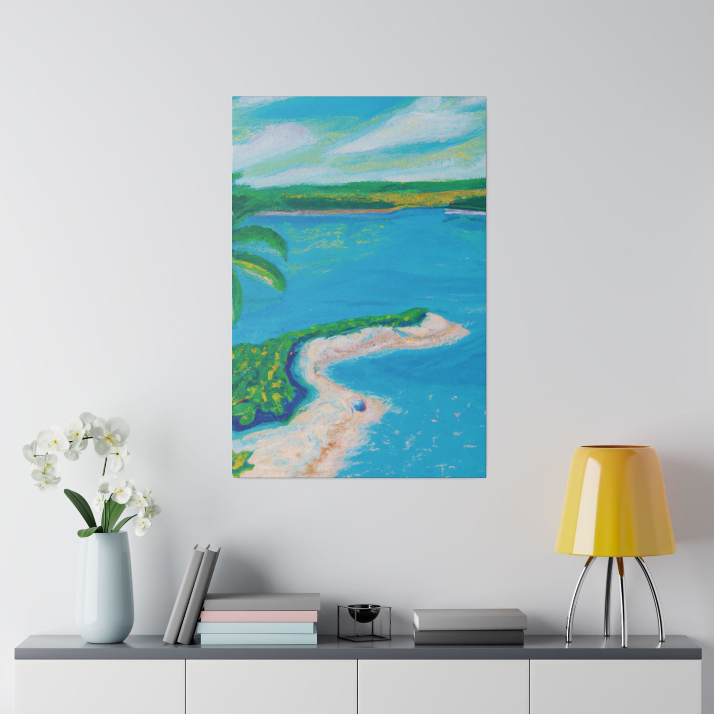 4895I - Bahamas Ocean Painting Print | Bahamas | Ocean | Beach | Poster | Home Decor | Wall Art | Canvas