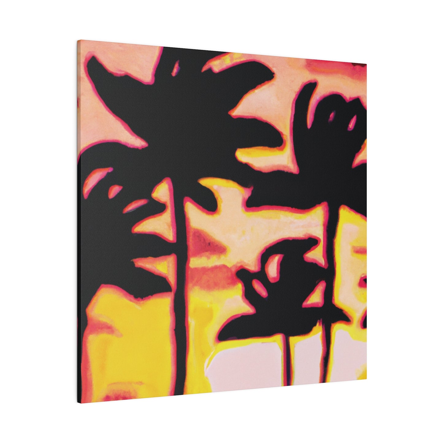 9329P - Miami Beach Sunset Painting Print | Miami | Beach | Sunset | Poster | Home Decor | Wall Art | Canvas