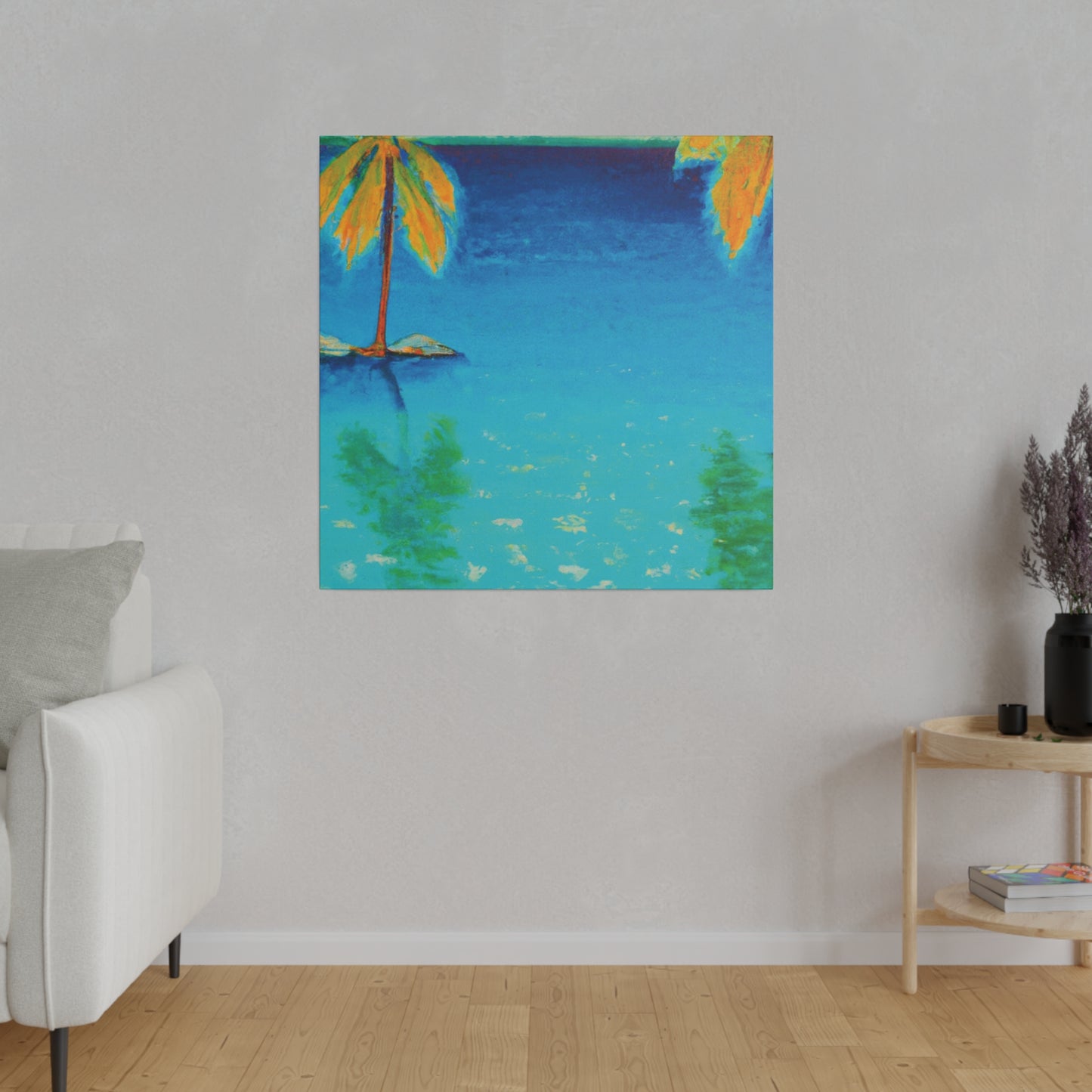 9234A - Bahamas Ocean Painting Print | Bahamas | Ocean | Beach | Poster | Home Decor | Wall Art | Canvas