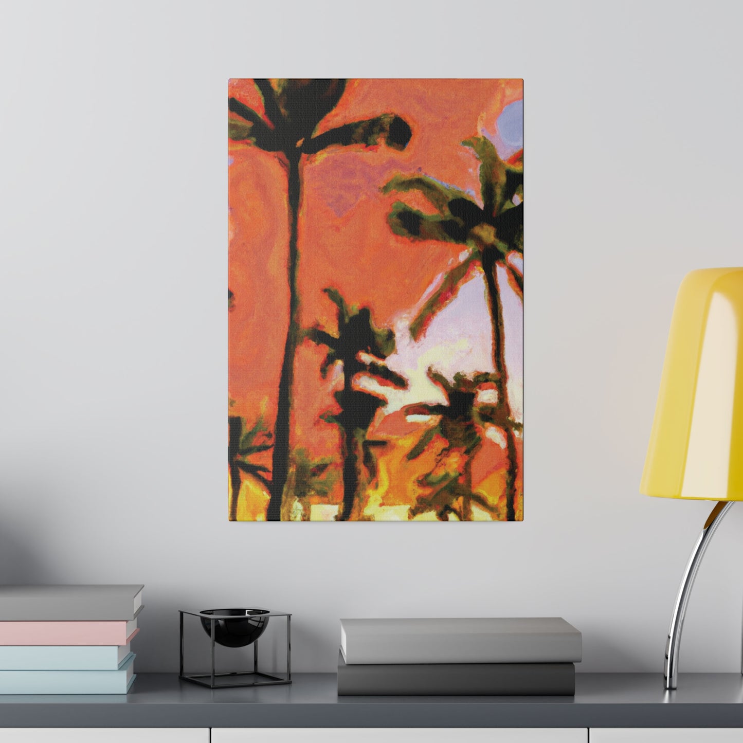 7177X - Miami Beach Sunset Painting Print | Miami | Beach | Sunset | Poster | Home Decor | Wall Art | Canvas