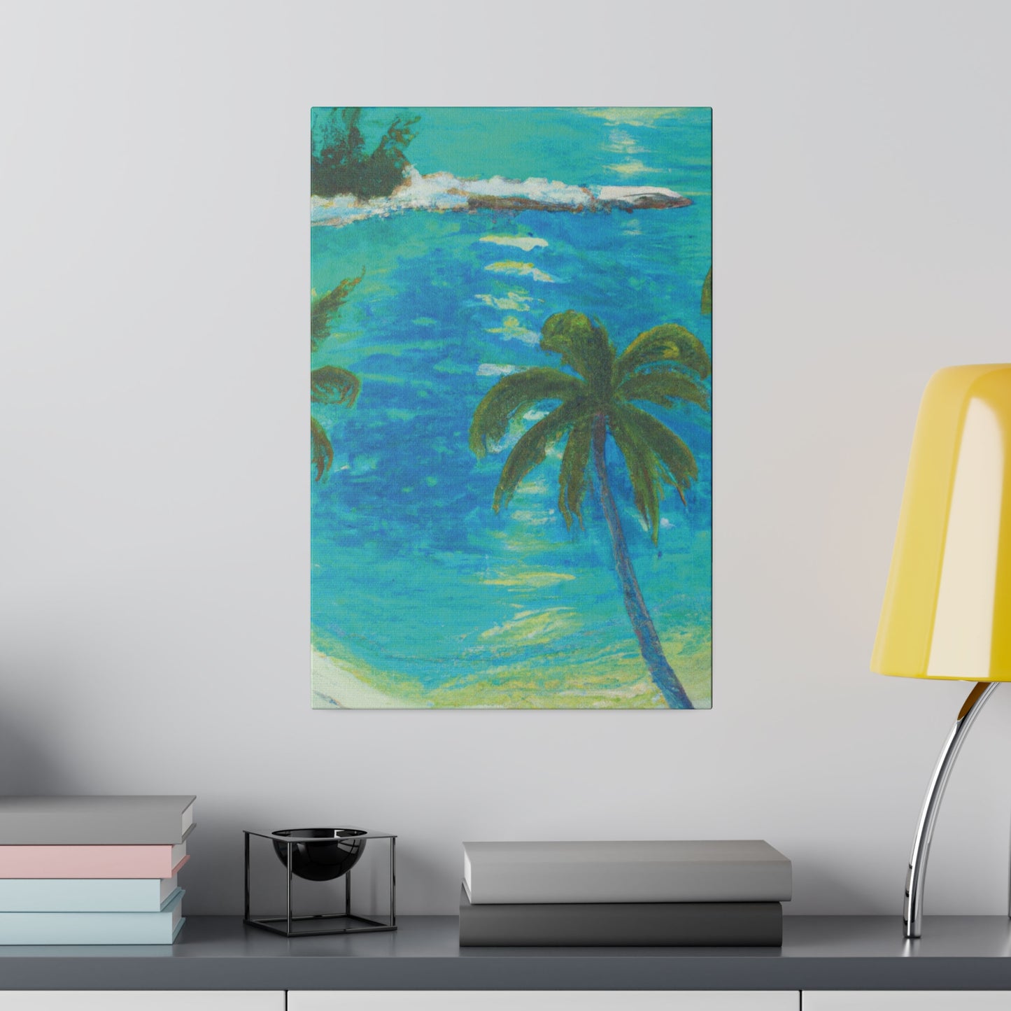 4512F - Bahamas Ocean Painting Print | Bahamas | Ocean | Beach | Poster | Home Decor | Wall Art | Canvas