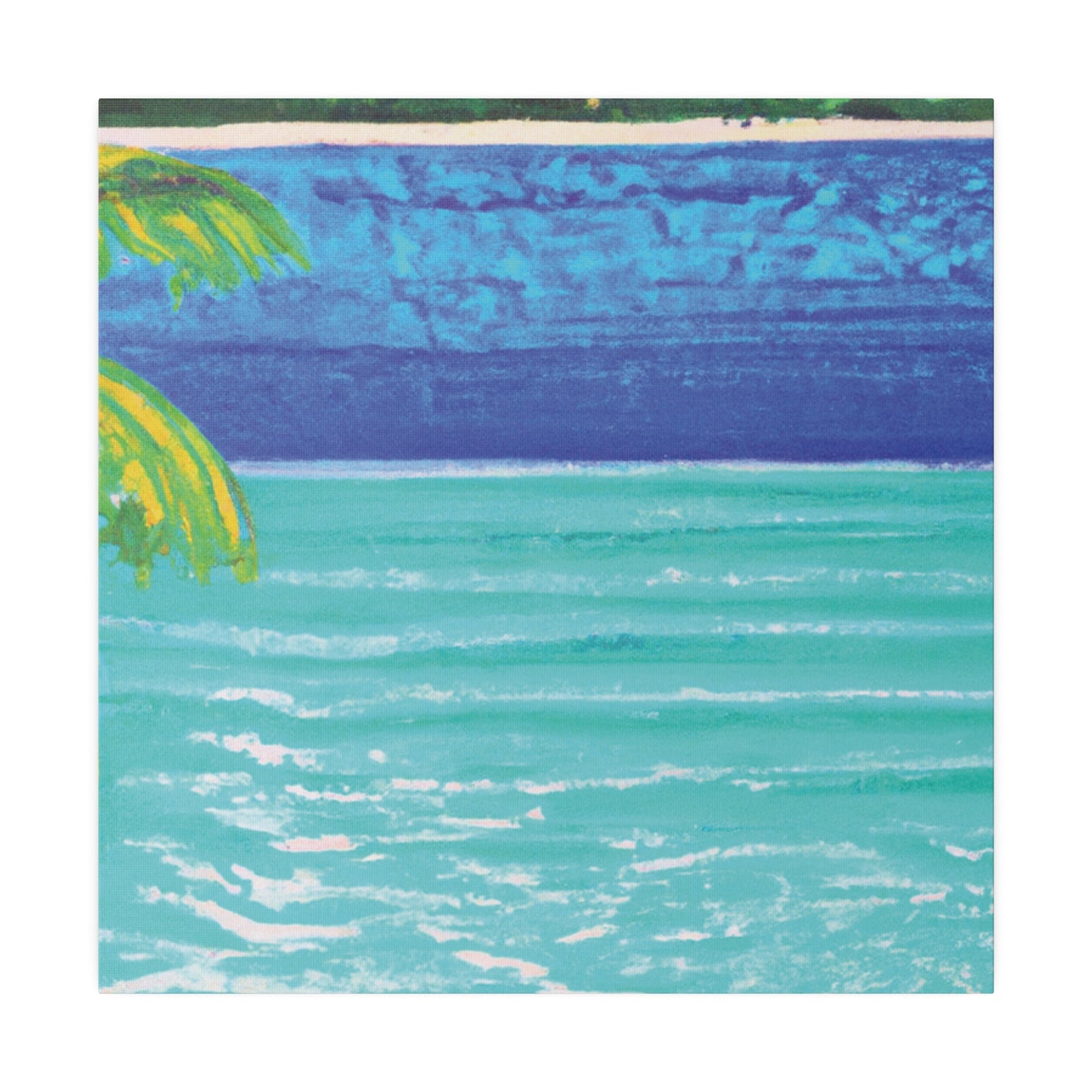 4234Z - Bahamas Ocean Painting Print | Bahamas | Ocean | Beach | Poster | Home Decor | Wall Art | Canvas