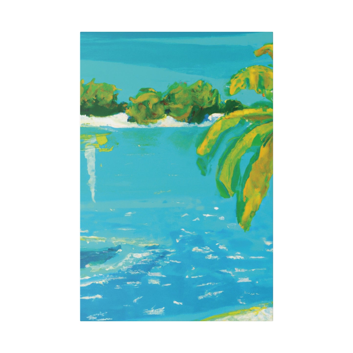 2261V - Bahamas Ocean Painting Print | Bahamas | Ocean | Beach | Poster | Home Decor | Wall Art | Canvas