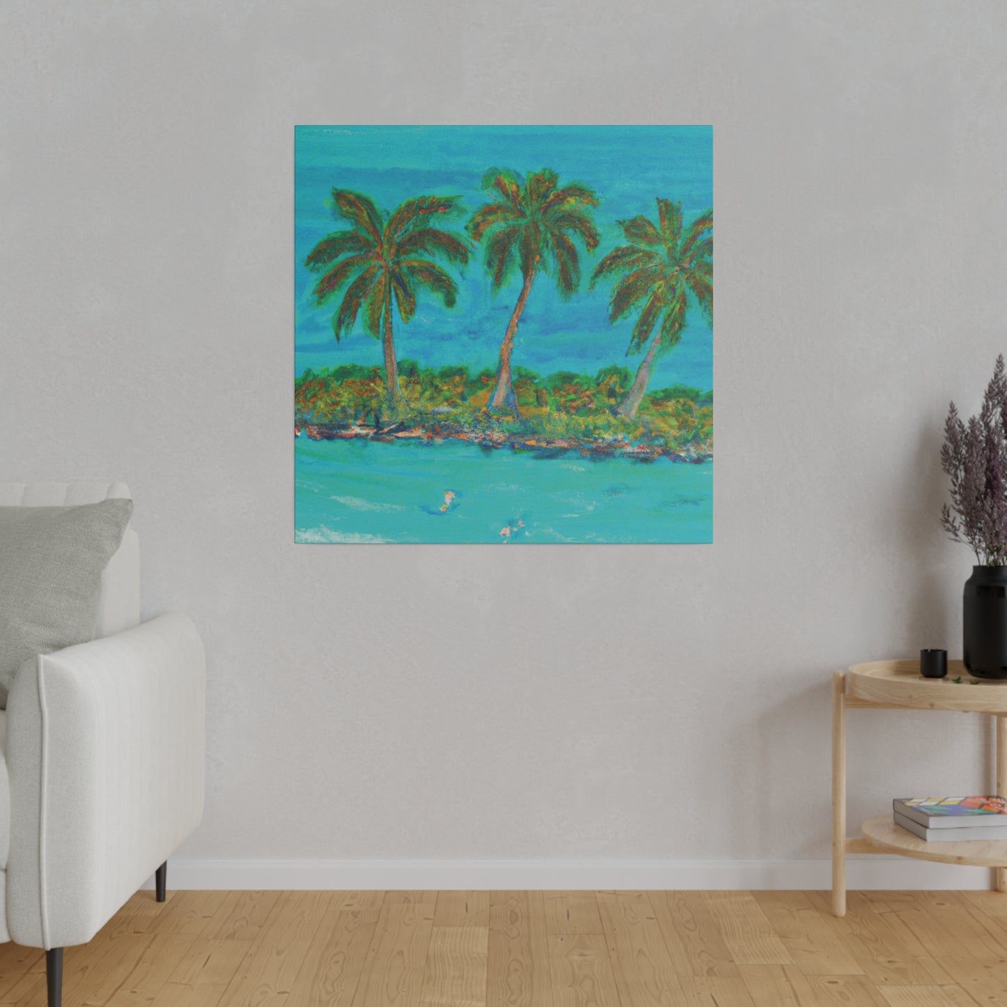 4205N - Bahamas Ocean Painting Print | Bahamas | Ocean | Beach | Poster | Home Decor | Wall Art | Canvas