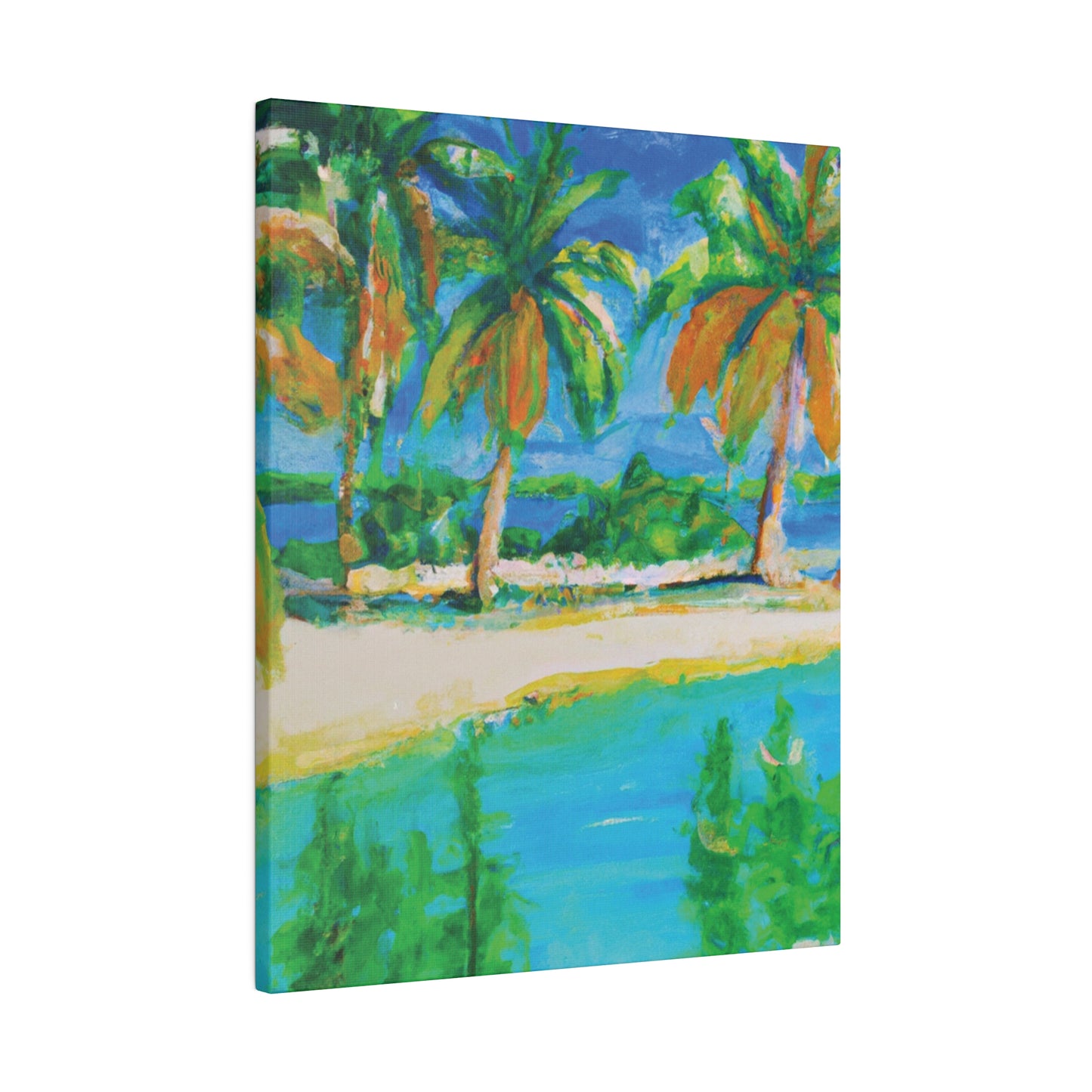 8576A - Bahamas Ocean Painting Print | Bahamas | Ocean | Beach | Poster | Home Decor | Wall Art | Canvas