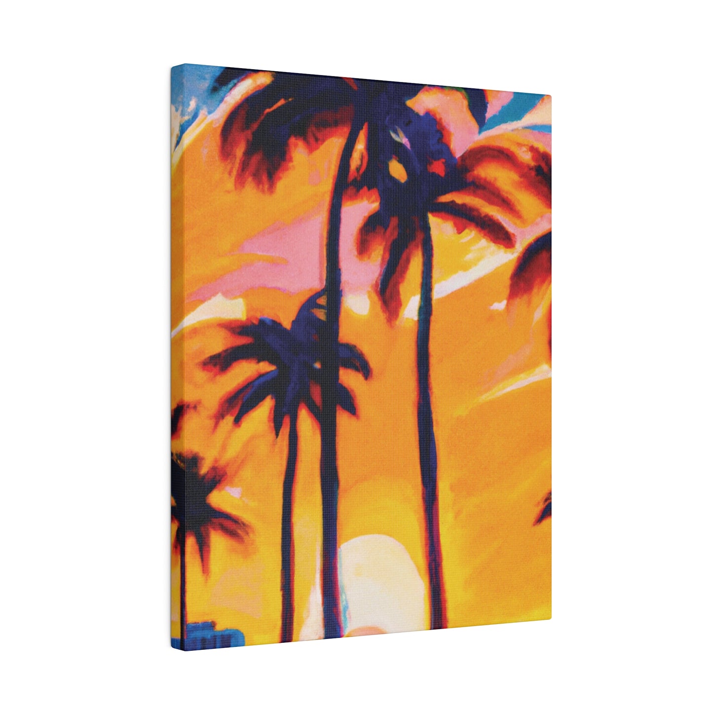 2067G - Miami Beach Sunset Painting Print | Miami | Beach | Sunset | Poster | Home Decor | Wall Art | Canvas