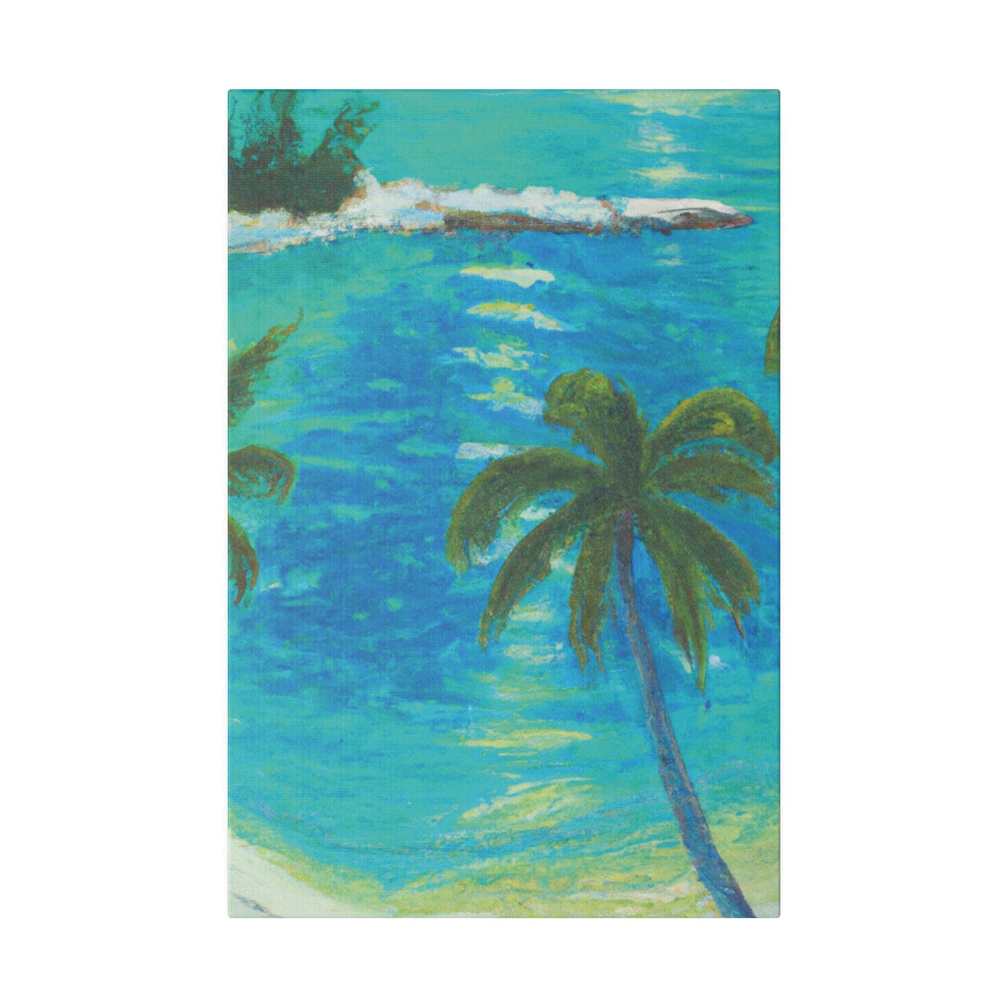 4512F - Bahamas Ocean Painting Print | Bahamas | Ocean | Beach | Poster | Home Decor | Wall Art | Canvas