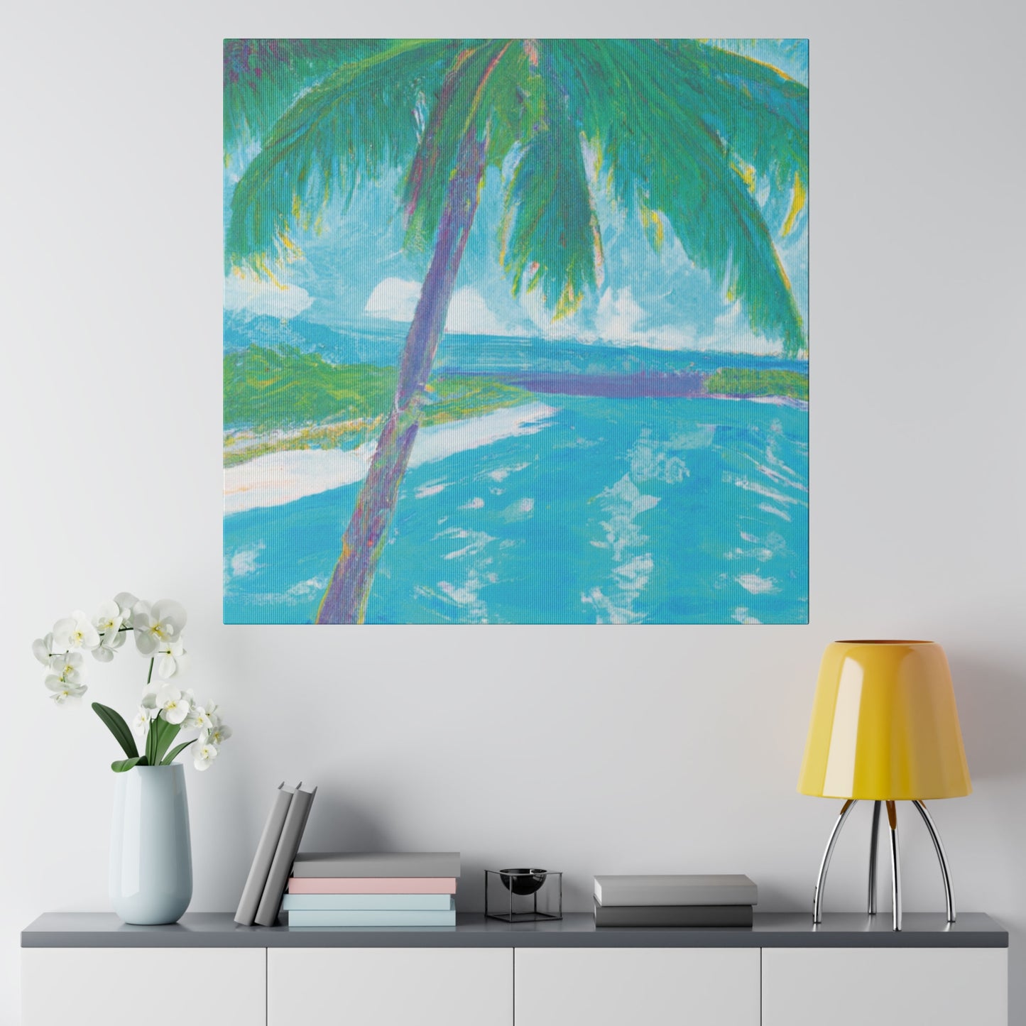9252K - Bahamas Ocean Painting Print | Bahamas | Ocean | Beach | Poster | Home Decor | Wall Art | Canvas