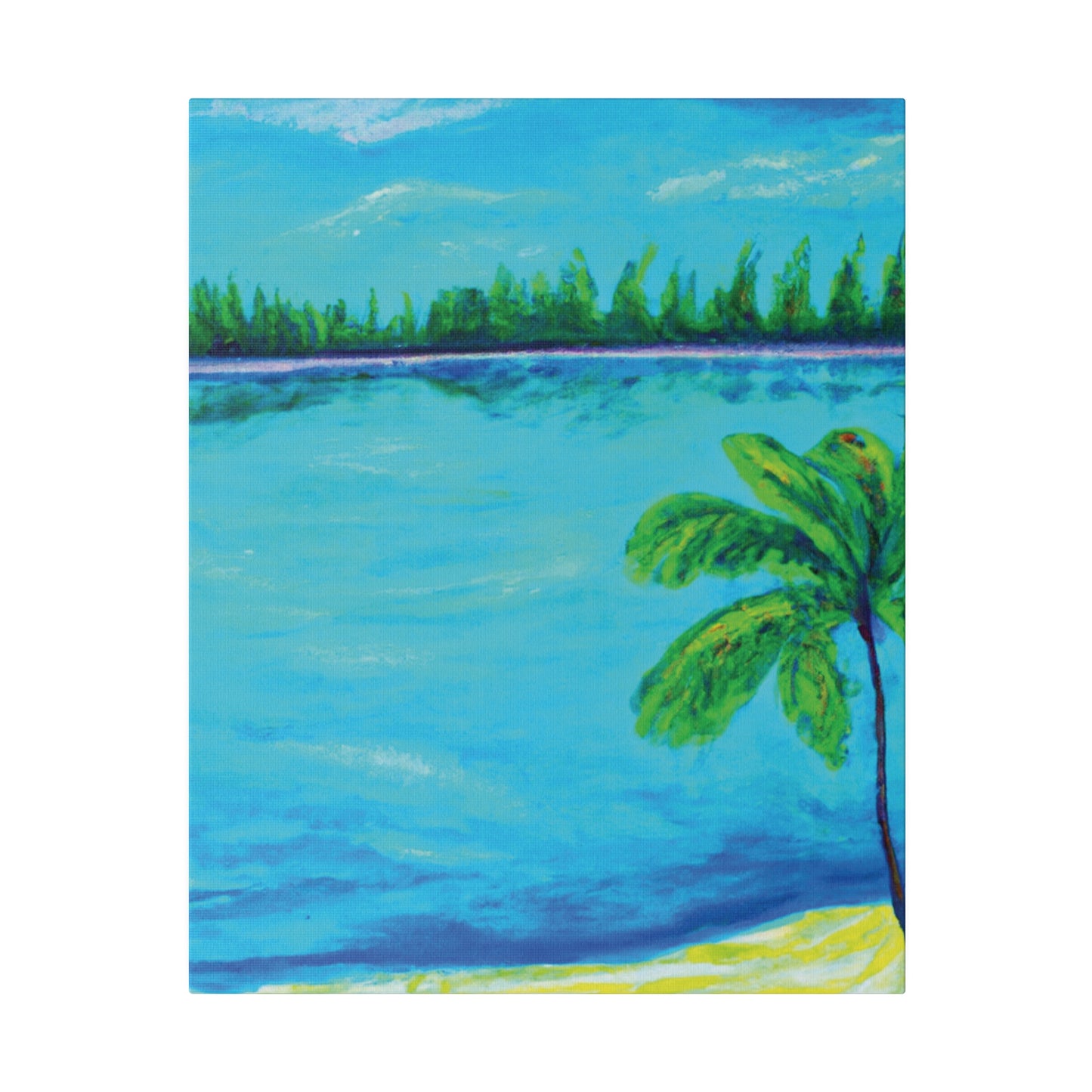 7122L - Bahamas Ocean Painting Print | Bahamas | Ocean | Beach | Poster | Home Decor | Wall Art | Canvas