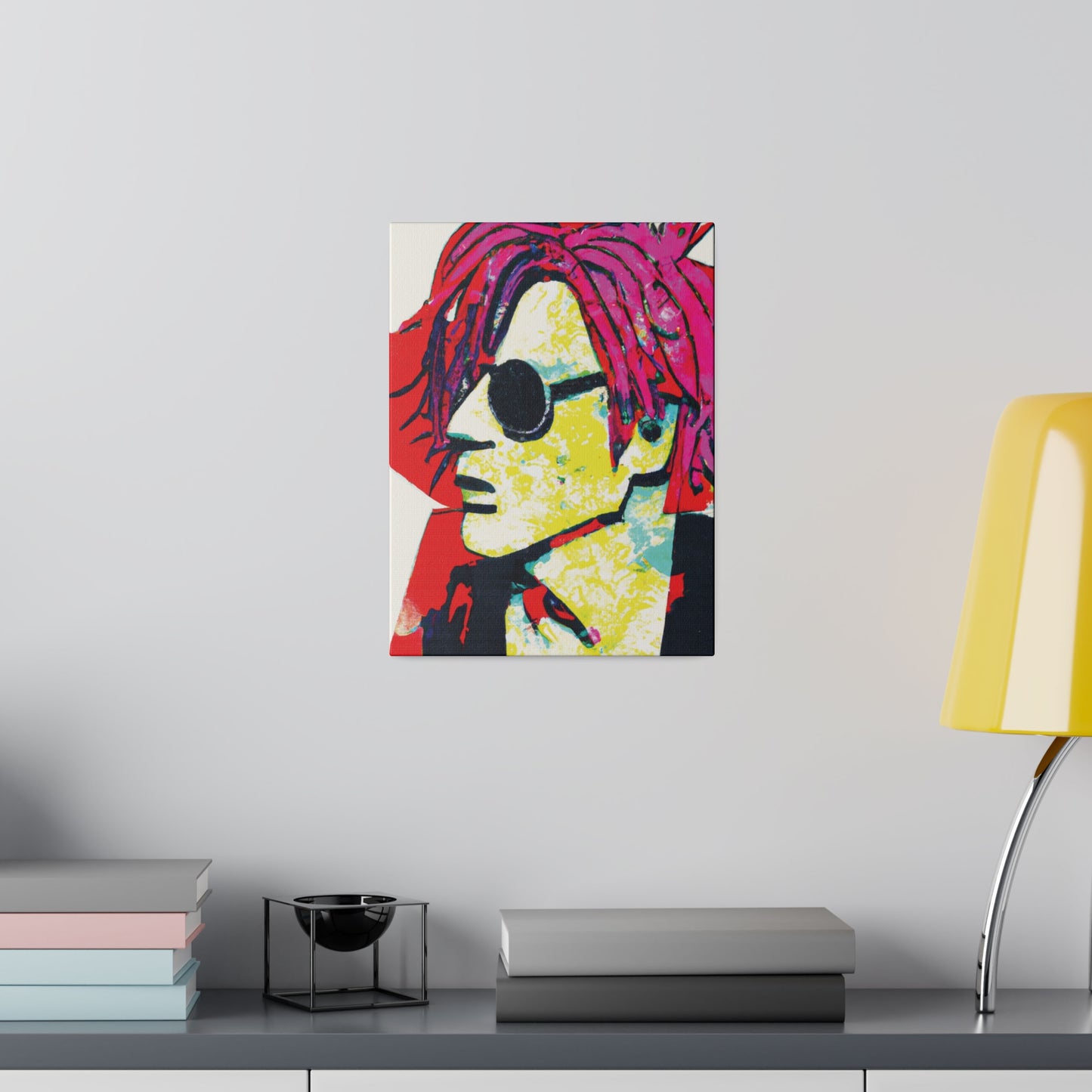 3019T - Rockstar Painting Print | Face | Abstract | Poster | Home Decor | Wall Art | Music Art | Canvas