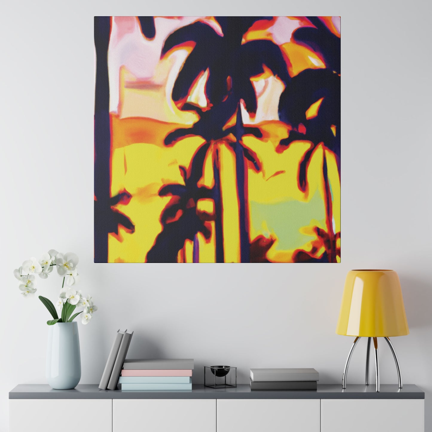 8254X - Miami Beach Sunset Painting Print | Miami | Beach | Sunset | Poster | Home Decor | Wall Art | Canvas