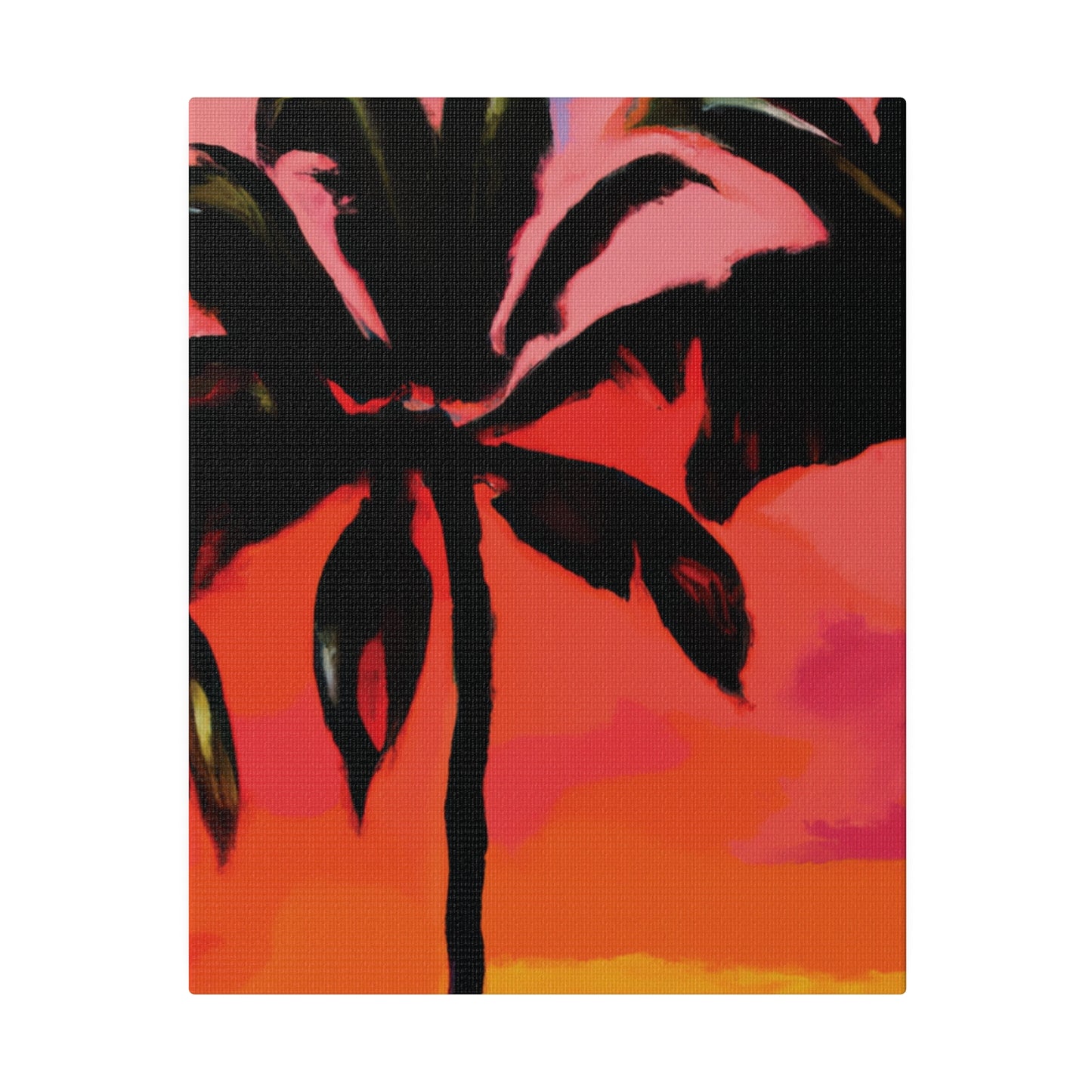 8093Z - Miami Beach Sunset Painting Print | Miami | Beach | Sunset | Poster | Home Decor | Wall Art | Canvas